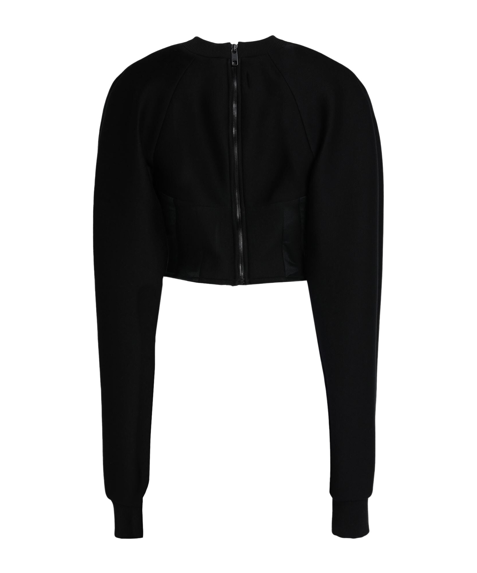 Dolce & Gabbana Solid Color Sweatshirts In Black
