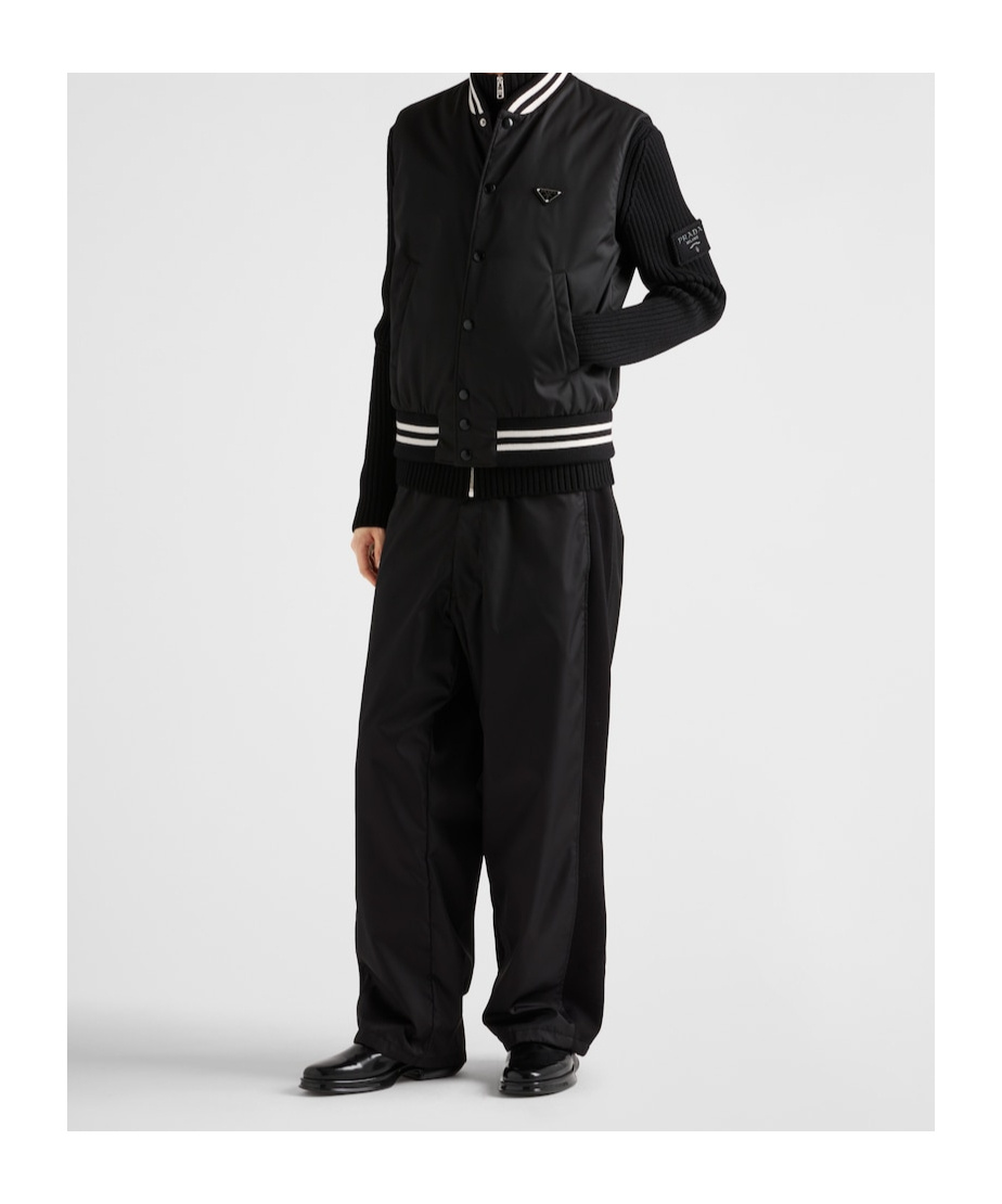 Prada Re-nylon Vest In Black