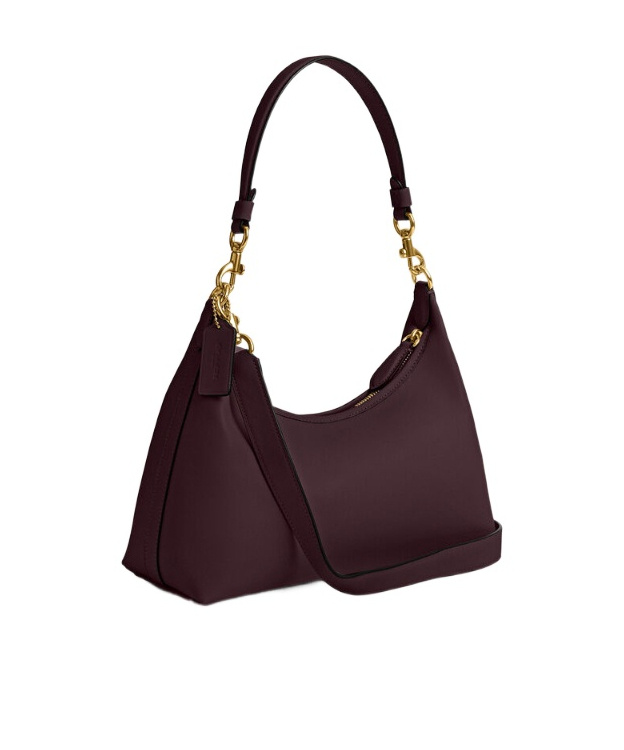 Coach Juliet Leather Shoulder Bag In Purple