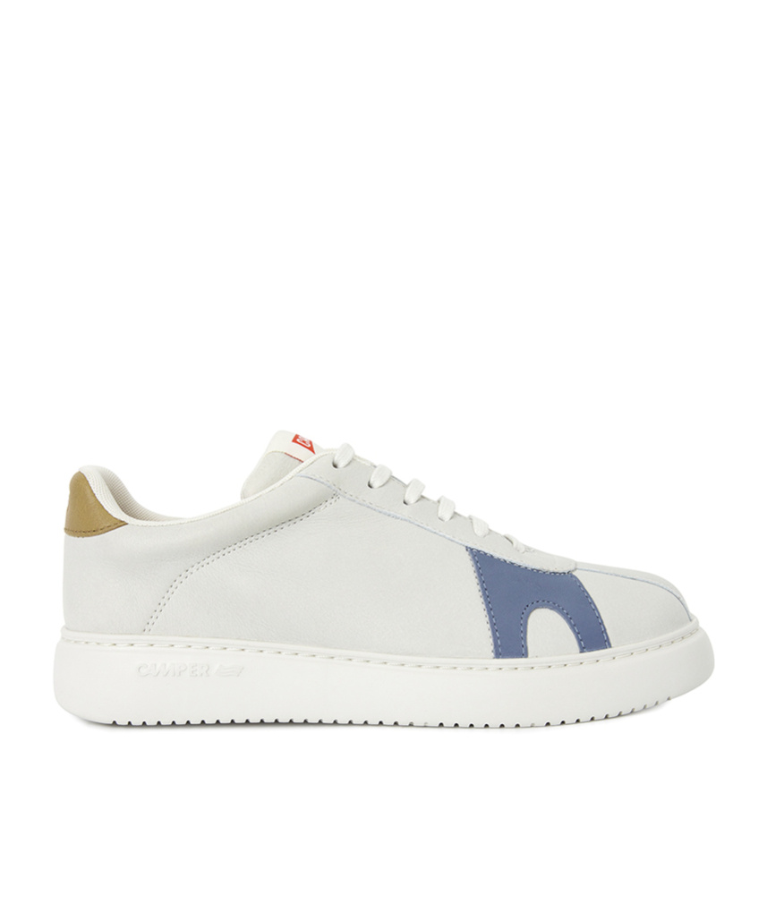 Camper Runner K21 Round-toe Leather Sneakers In White