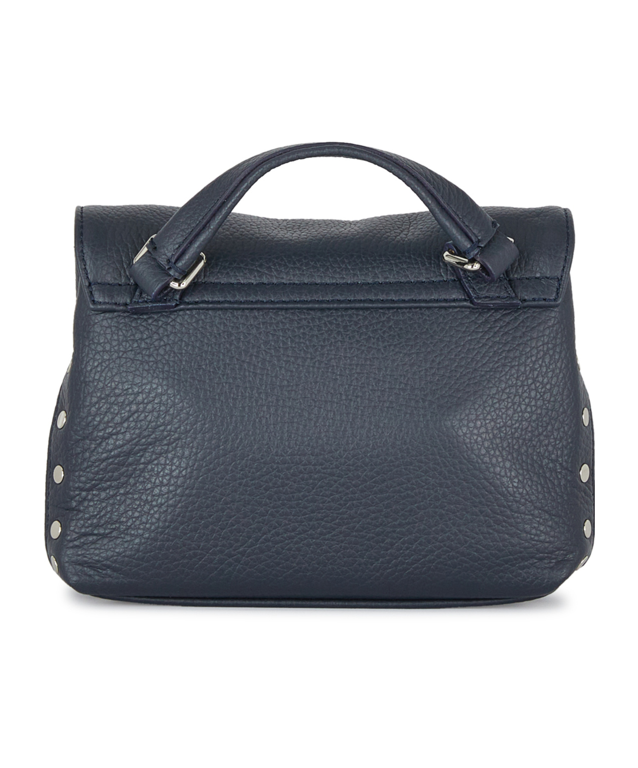 Zanellato Stud-detailed Twist-lock Small Tote Bag In Purple