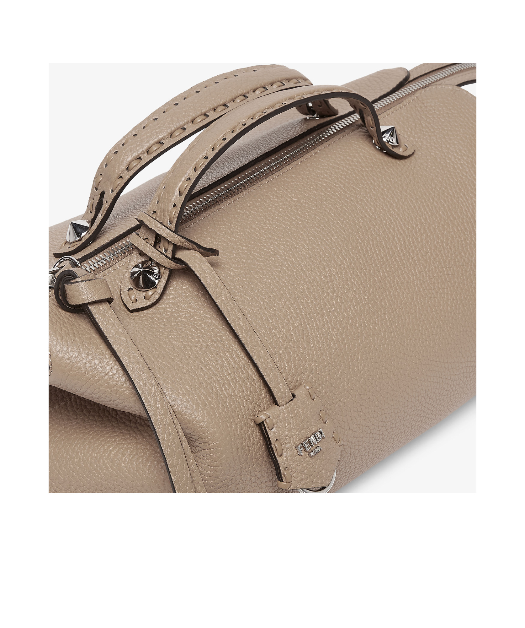 Fendi By The Way Selleria Medium Shoulder Bag In Nude