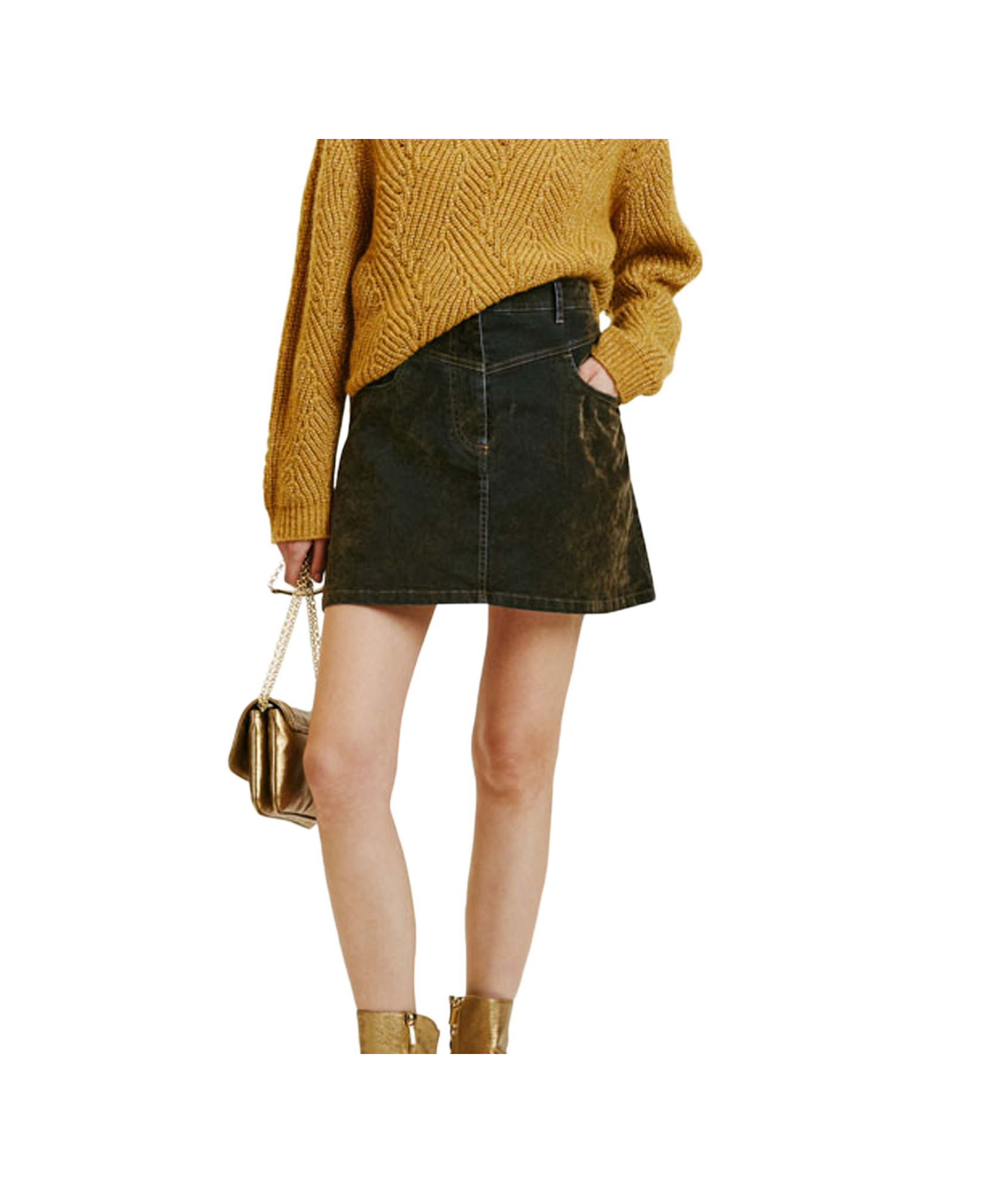 MOMONÍ DENIM MINI SKIRT 