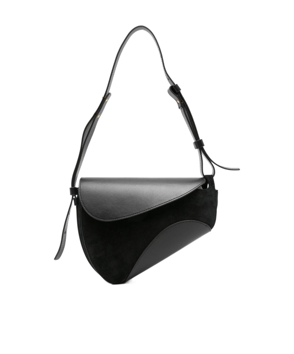 Neous Flap Shoulder Bag In Black