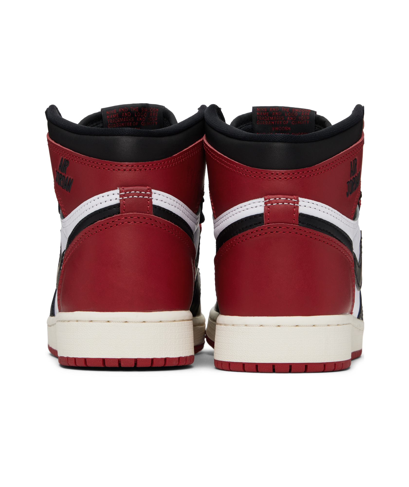 Nike Air Jordan 1 High Og Sneakers In Red Black