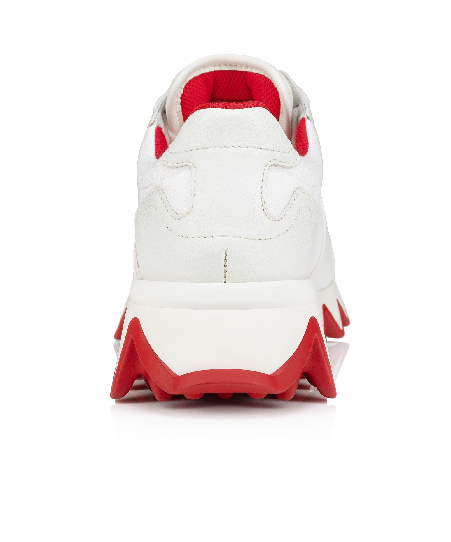 Christian Louboutin Nastroshark Donna White Sneakers In White