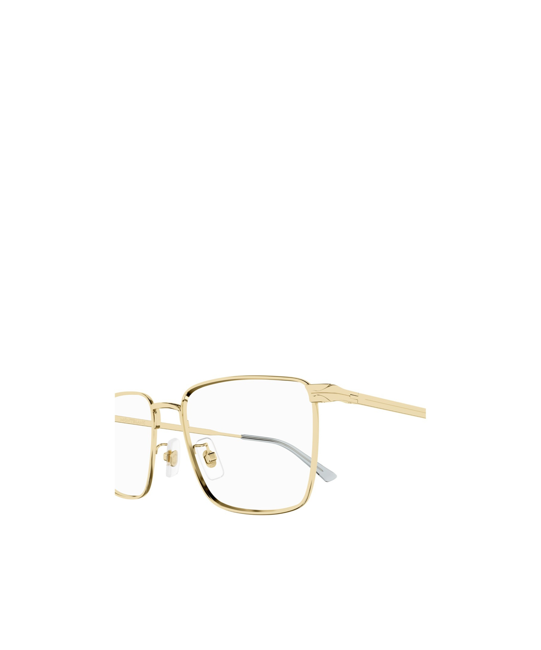 Montblanc Rectangle Frame Glasses In Nude