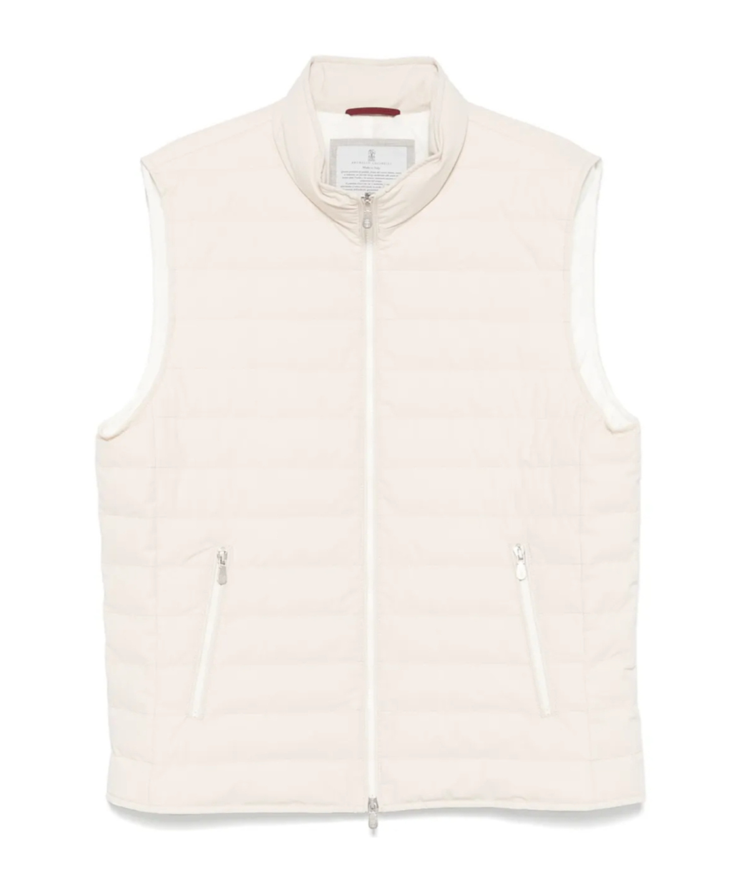 Brunello Cucinelli Lightweight Padded Vest In Neutral
