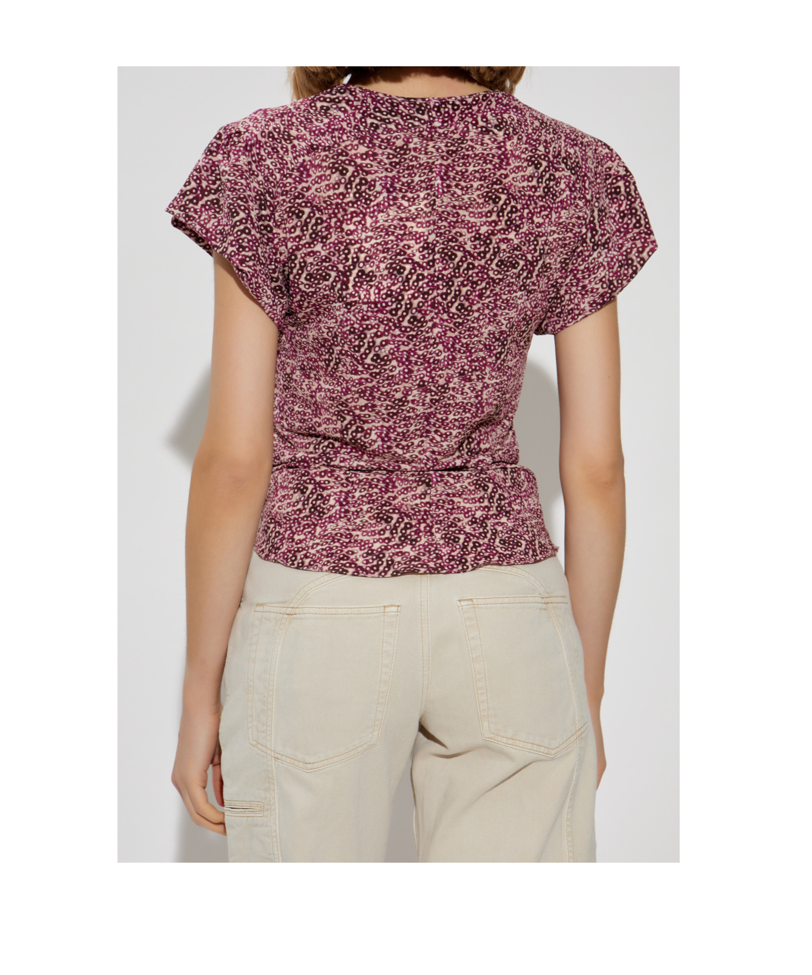 ISABEL MARANT ISABEL MARANT TULLYA PLEATED TOP