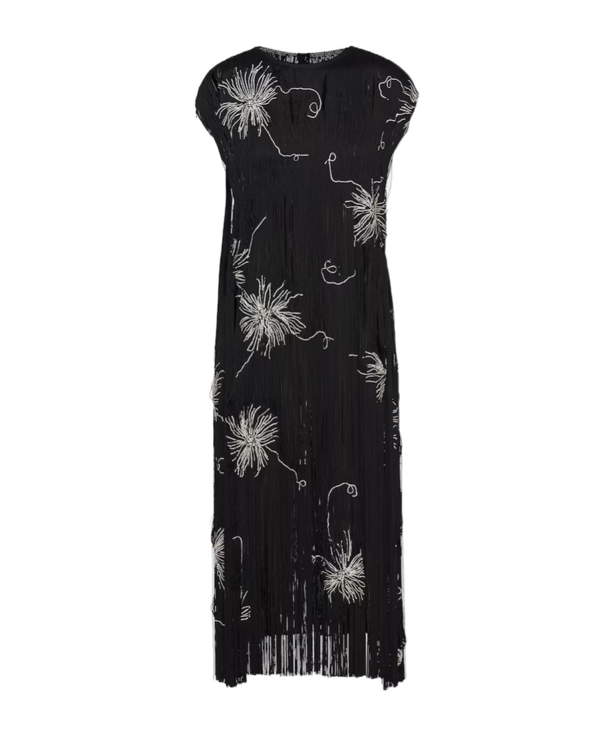 Prada Sleeveless Black Dress In Black
