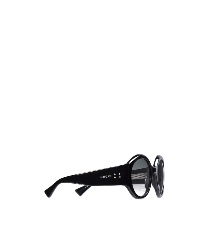 Gucci Round Frame Sunglasses In Black