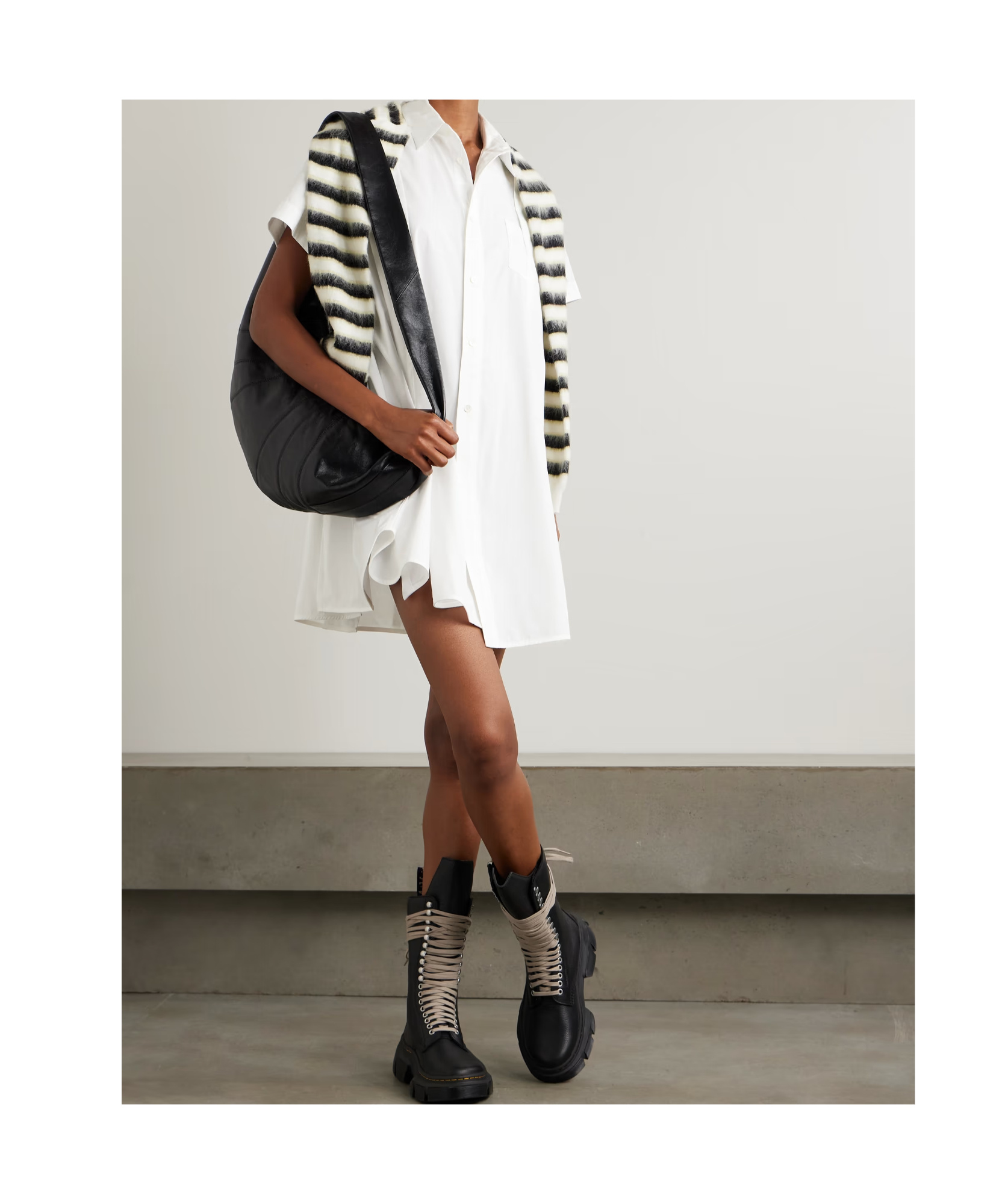 SACAI PANELLED SHIRT