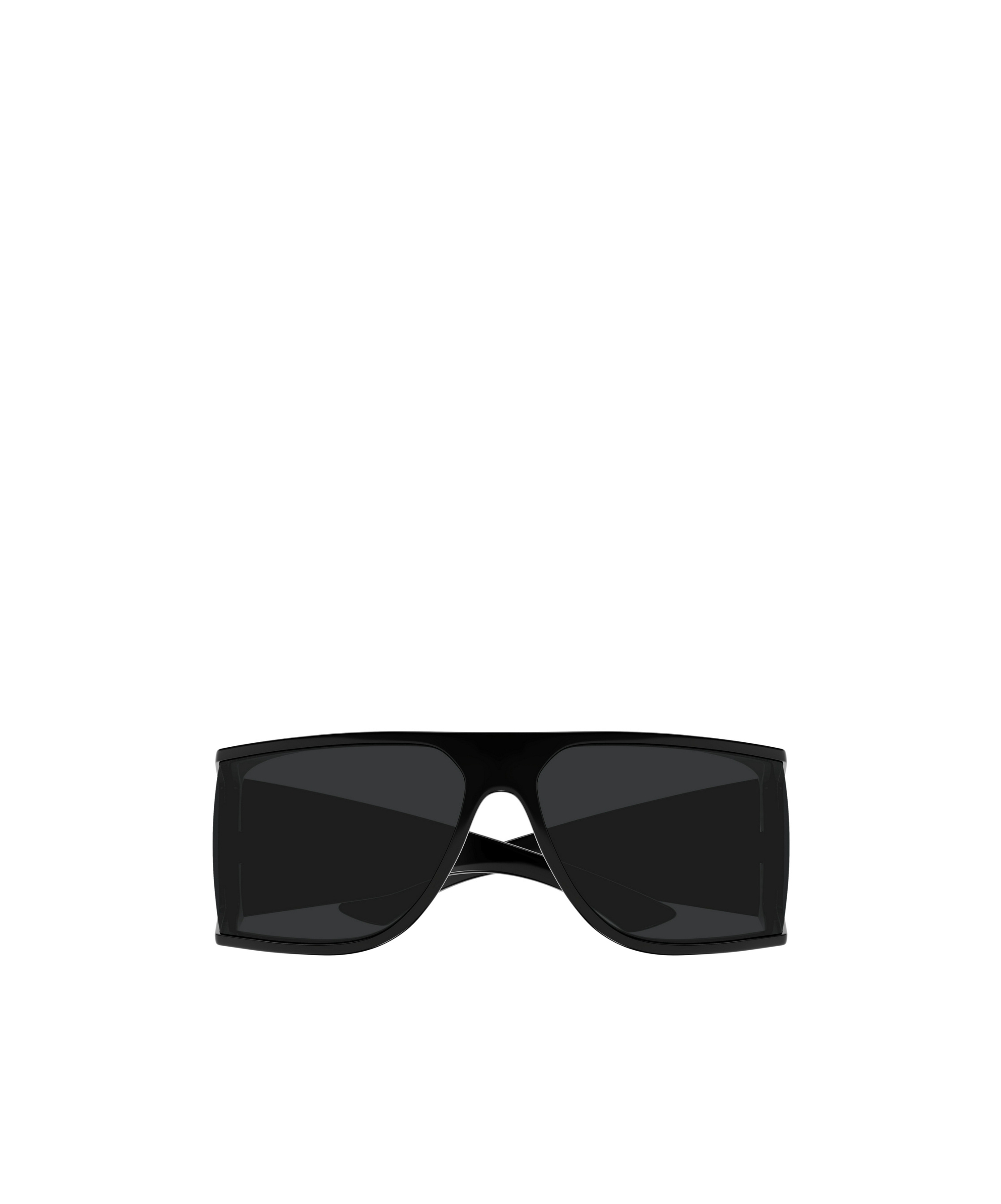 Saint Laurent Sl 806 75mm Oversize Rectangular Sunglasses In Black