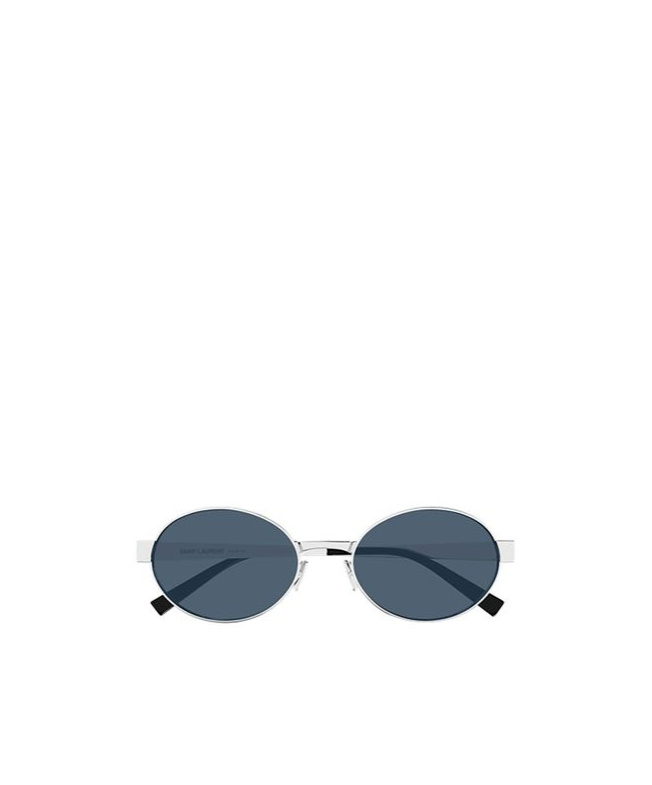 Saint Laurent Eyewear Oval Frame Sunglasses In Blue