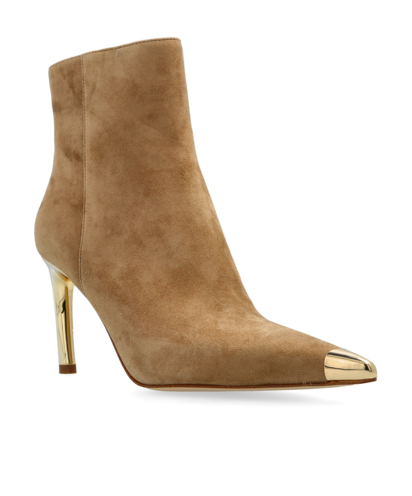 Michael Kors Pointed Short Boots In Brown