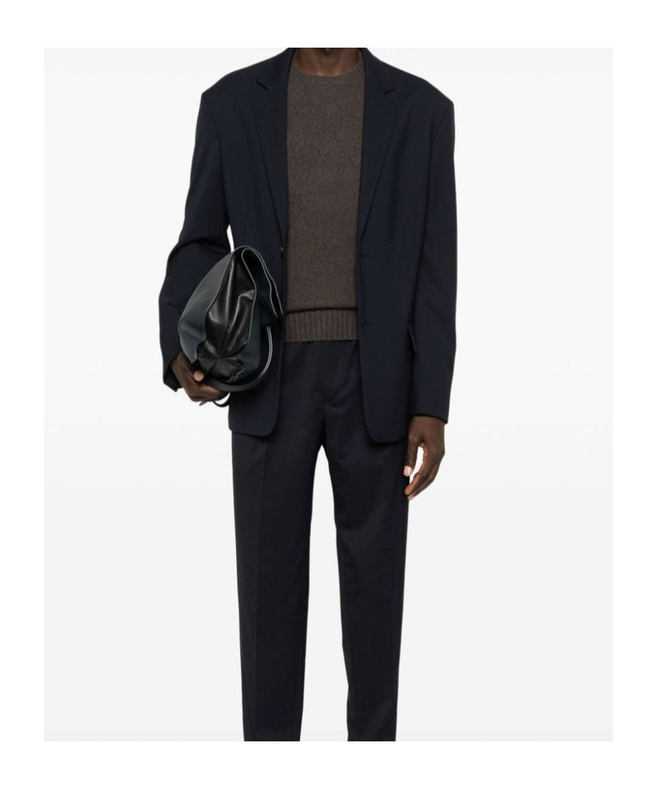 Drumohr Fleece Sweater In Black
