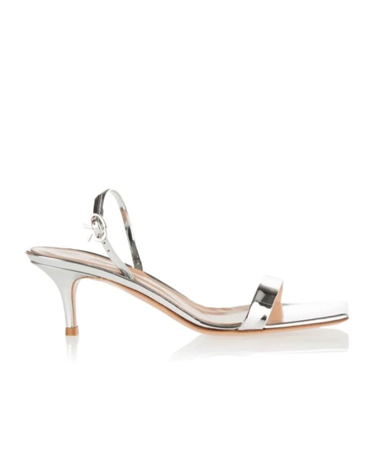 Gianvito Rossi Square-toe 65mm Heeled Sandals In White