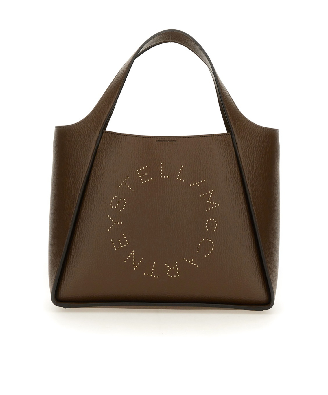 Stella Mccartney Logo Detailed Tote Bag In Brown