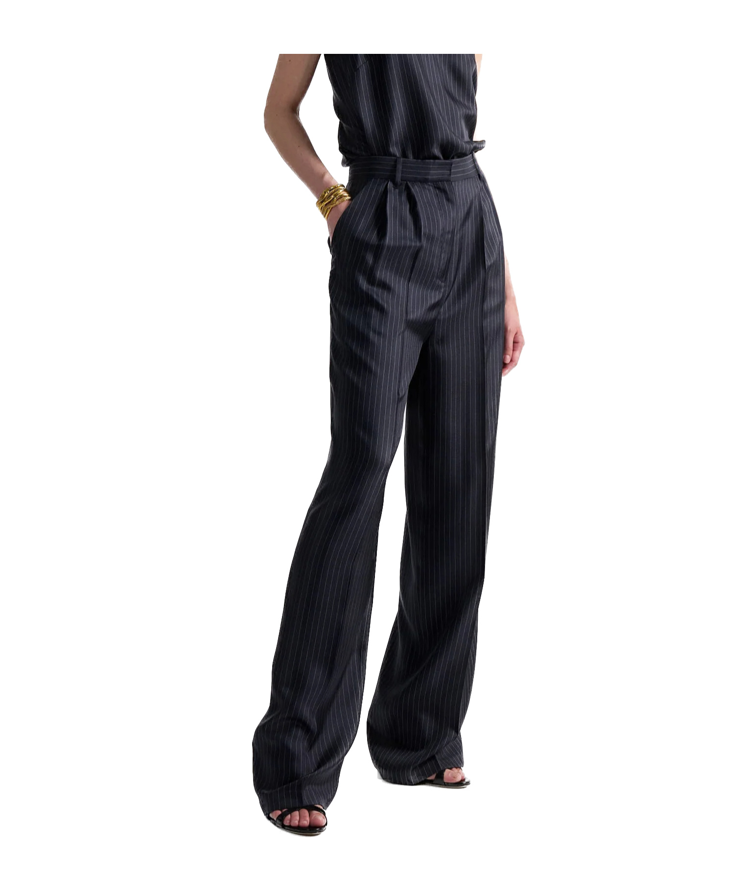 Barbara Bui High Waist Pleated Trousers