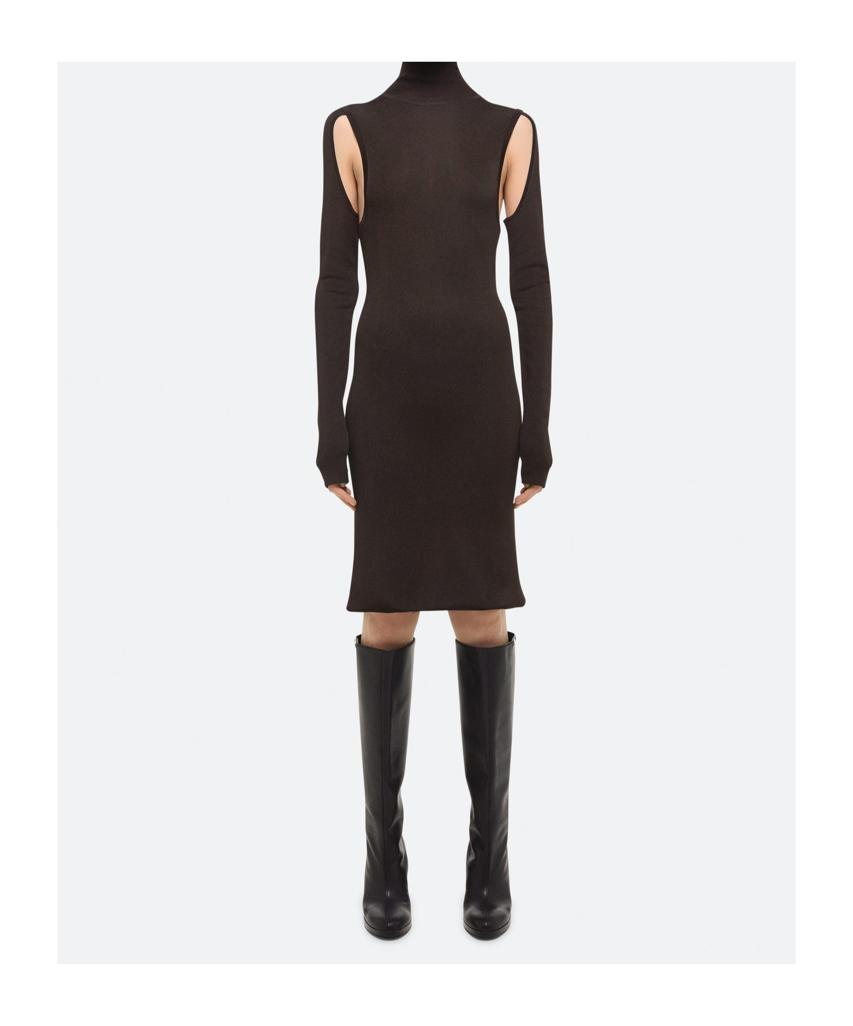 Helmut Lang Nike Zipped Cropped Hoodie In Brown