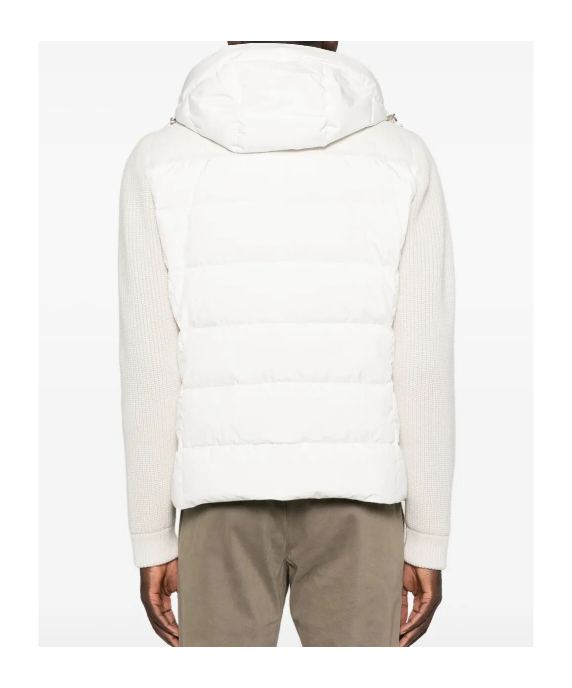 Moorer Hooded Cotton Jacket In Multi