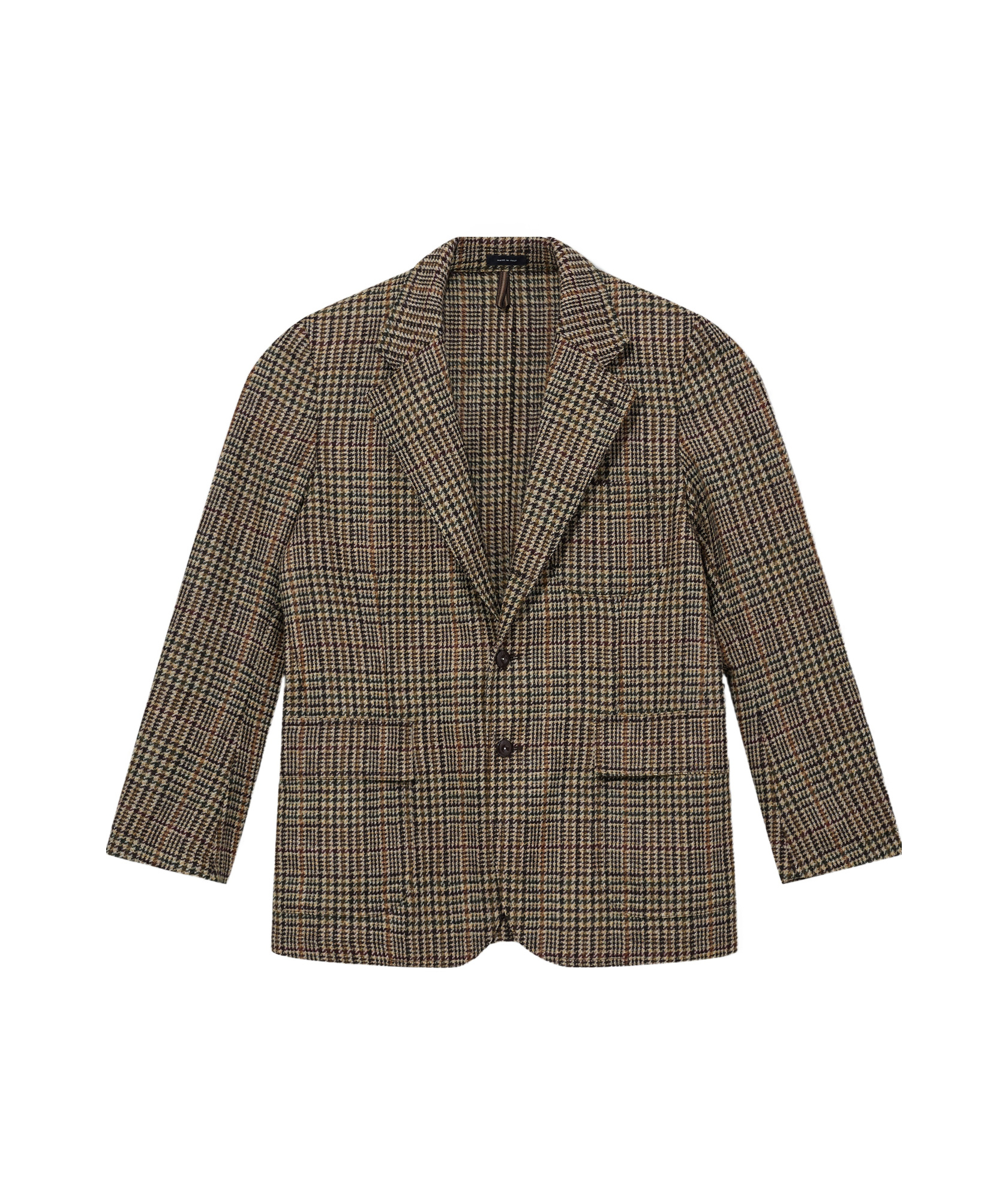 Drake's London Long-sleeved Casual Jacket In Multicolor