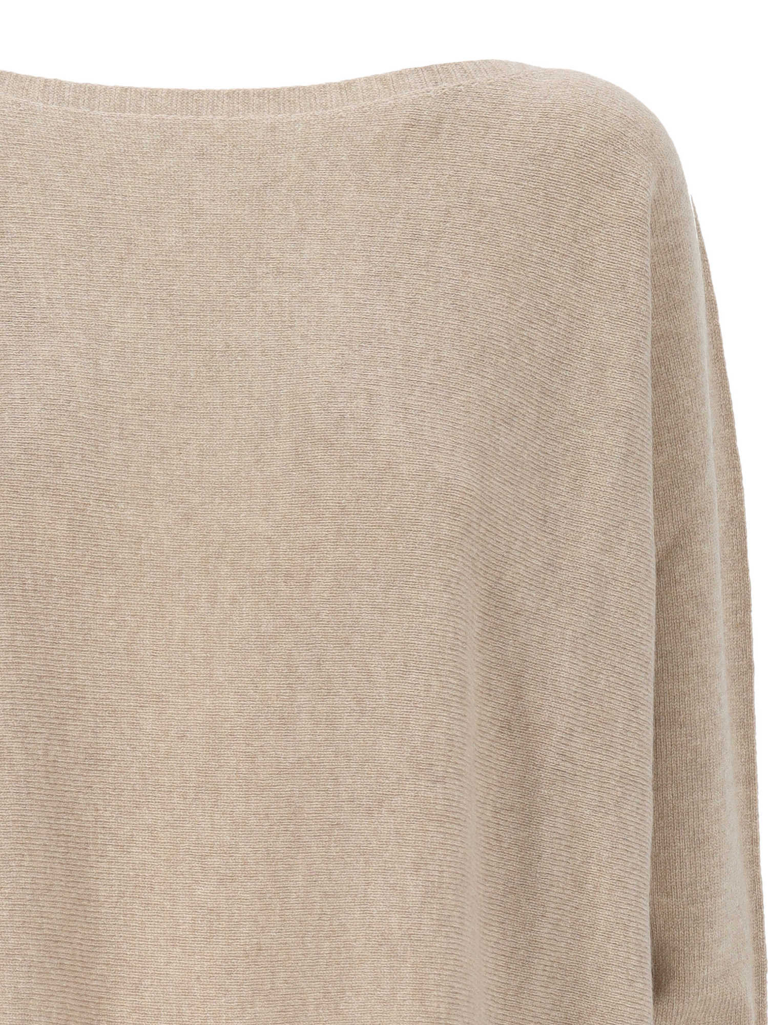 D Exterior Long-sleeved Sweater In Neutral