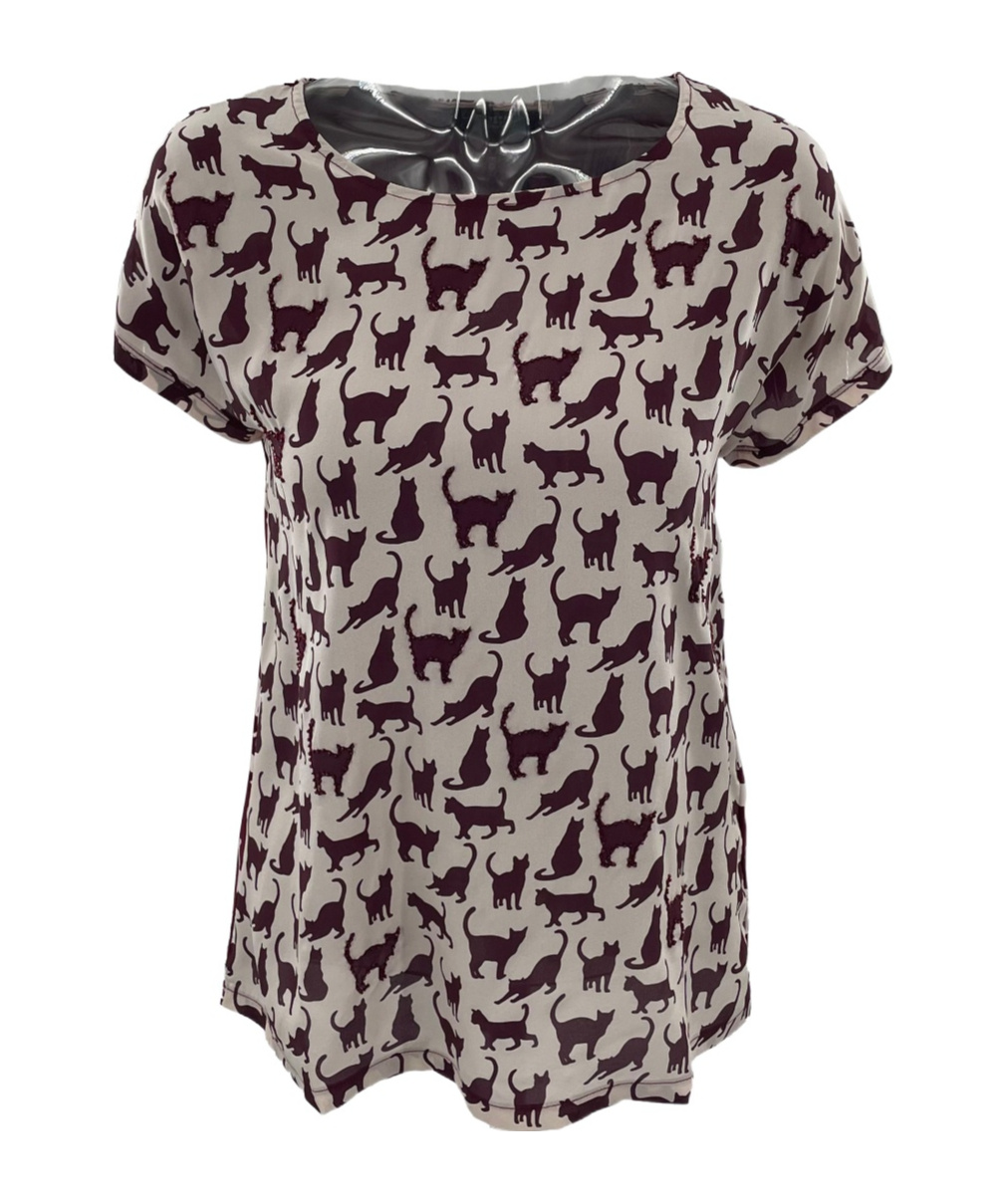Weekend Max Mara Short-sleeved T-shirt In Gray