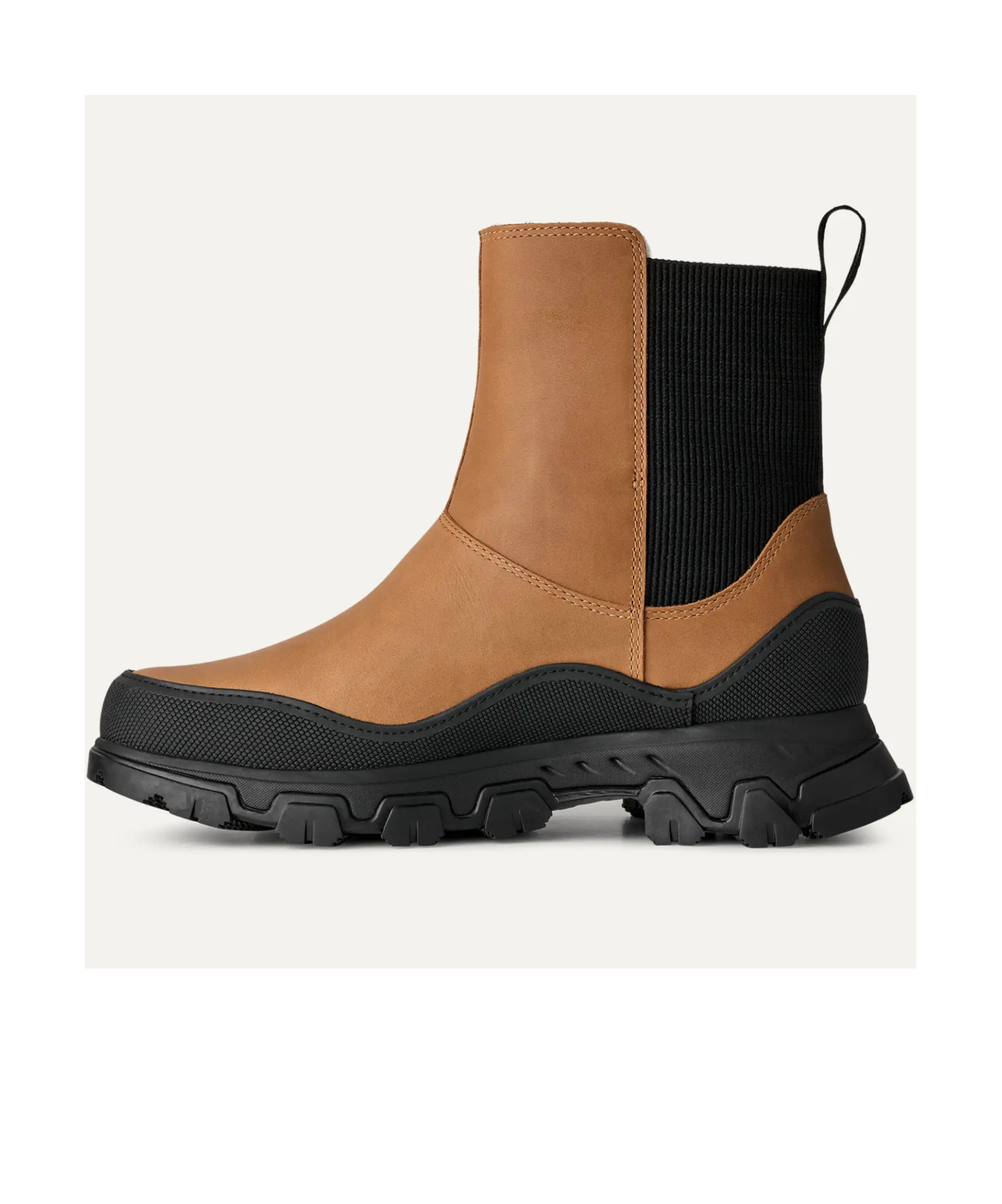 Ugg Round-toed Ankle Boots In Burgundy