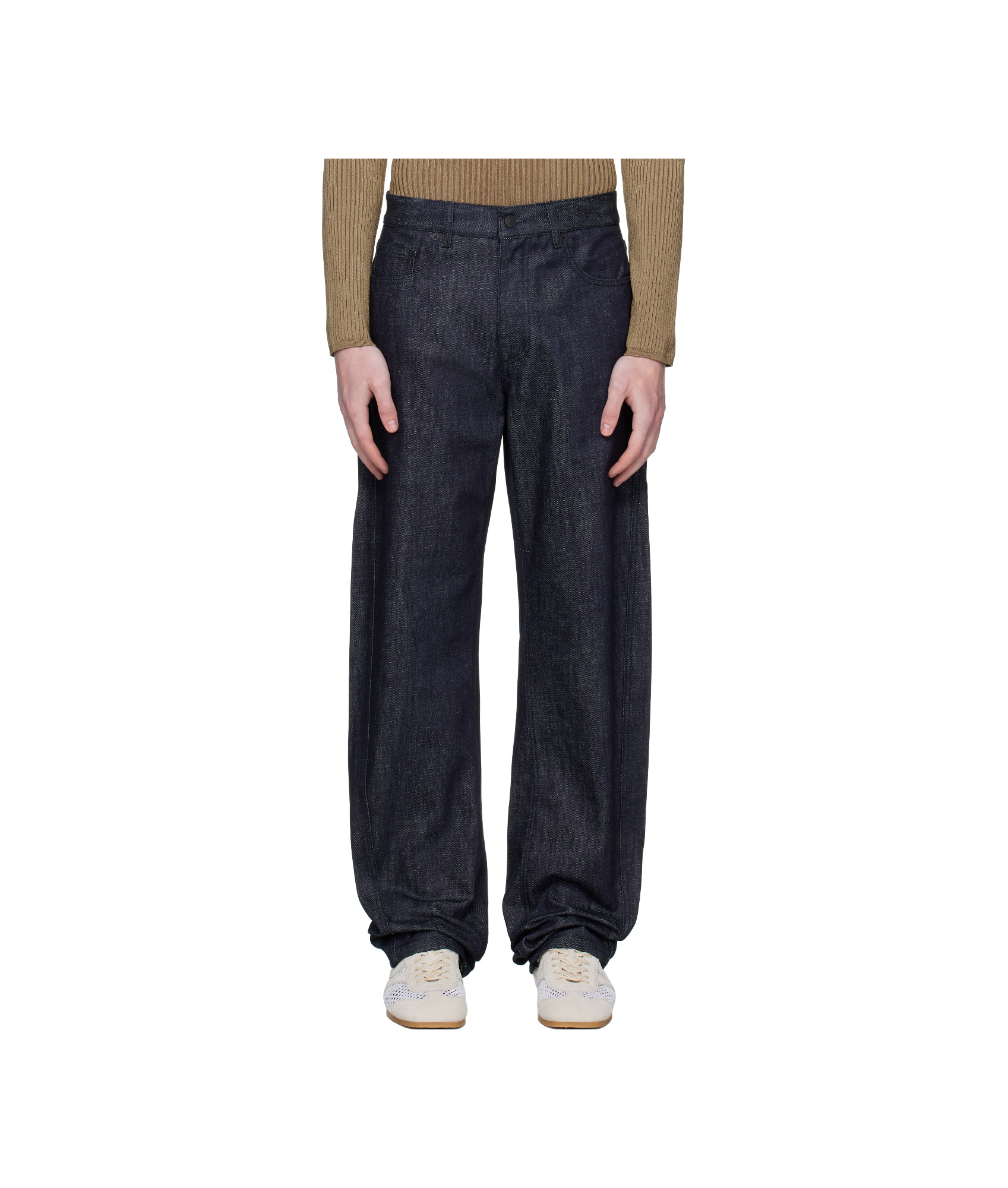 Mugler Five Pocket Wrangler Jeans In Black