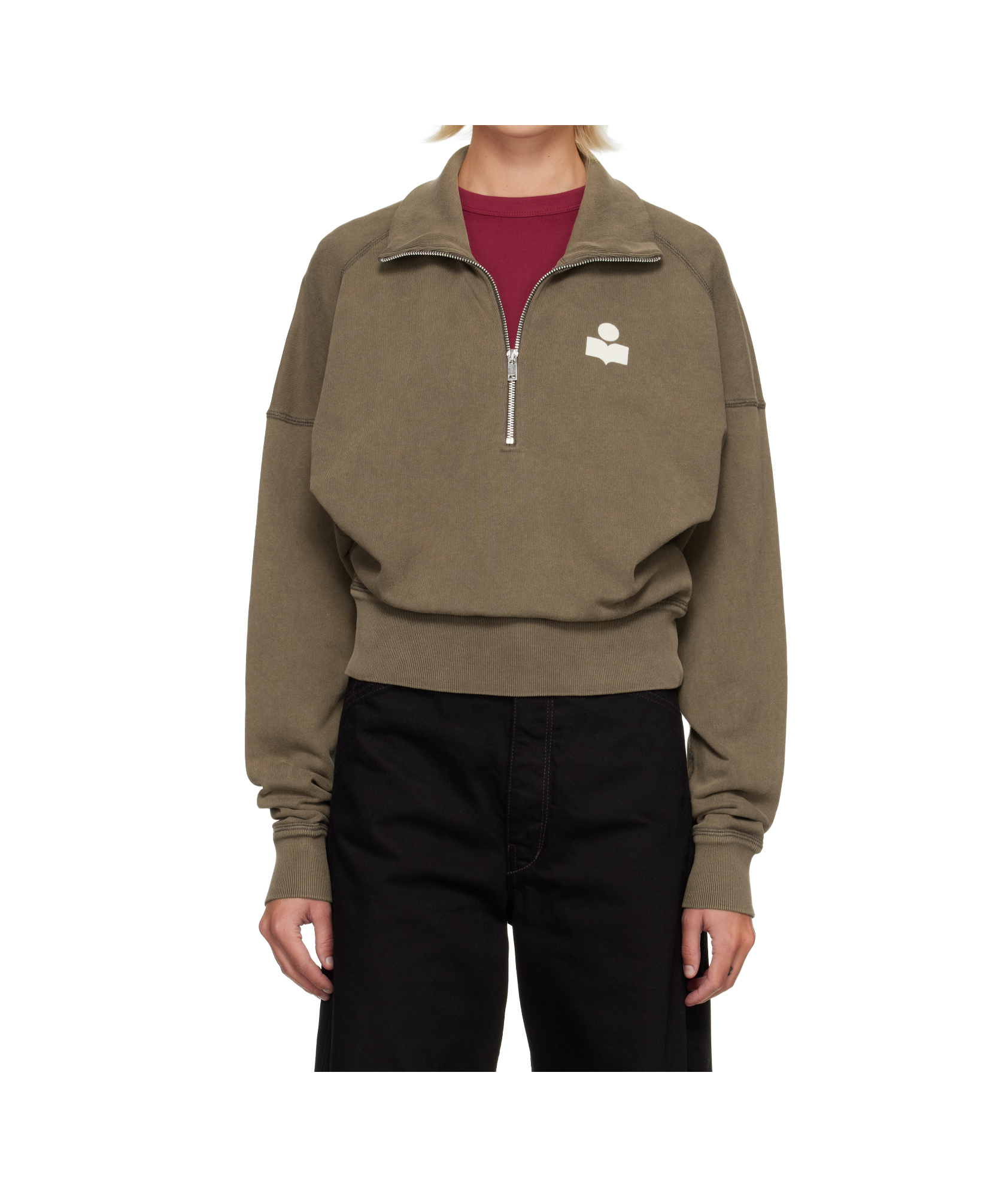 Isabel Marant Étoile Ross Sweatshirt In Green