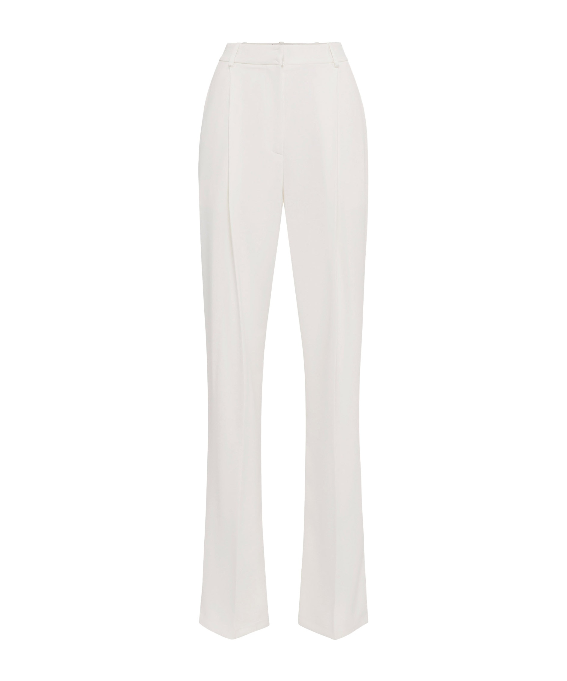 Elisabetta Franchi Belt-loop Casual Pants In White