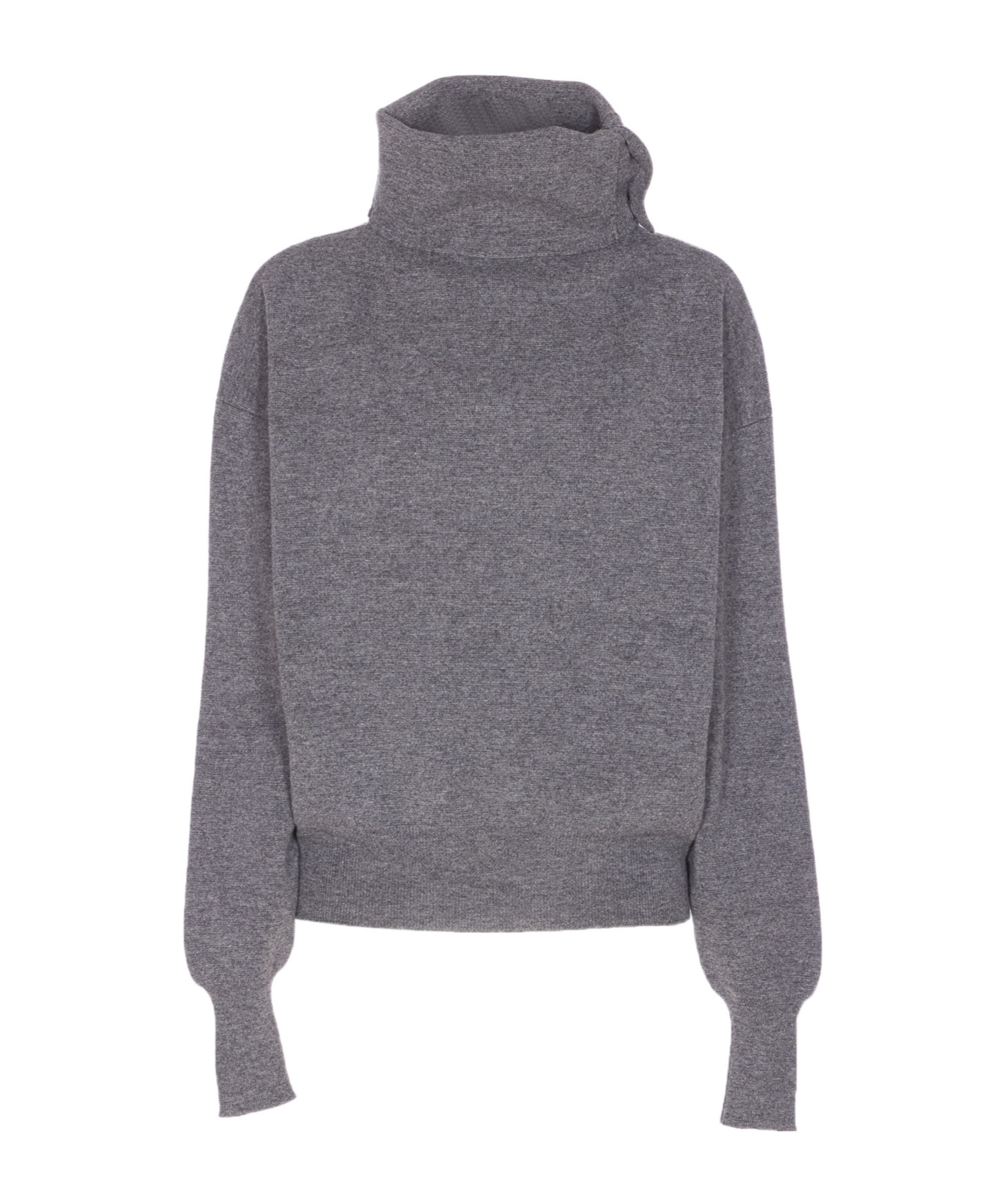 Haikure Turtleneck Long-sleeved Sweater In Gray