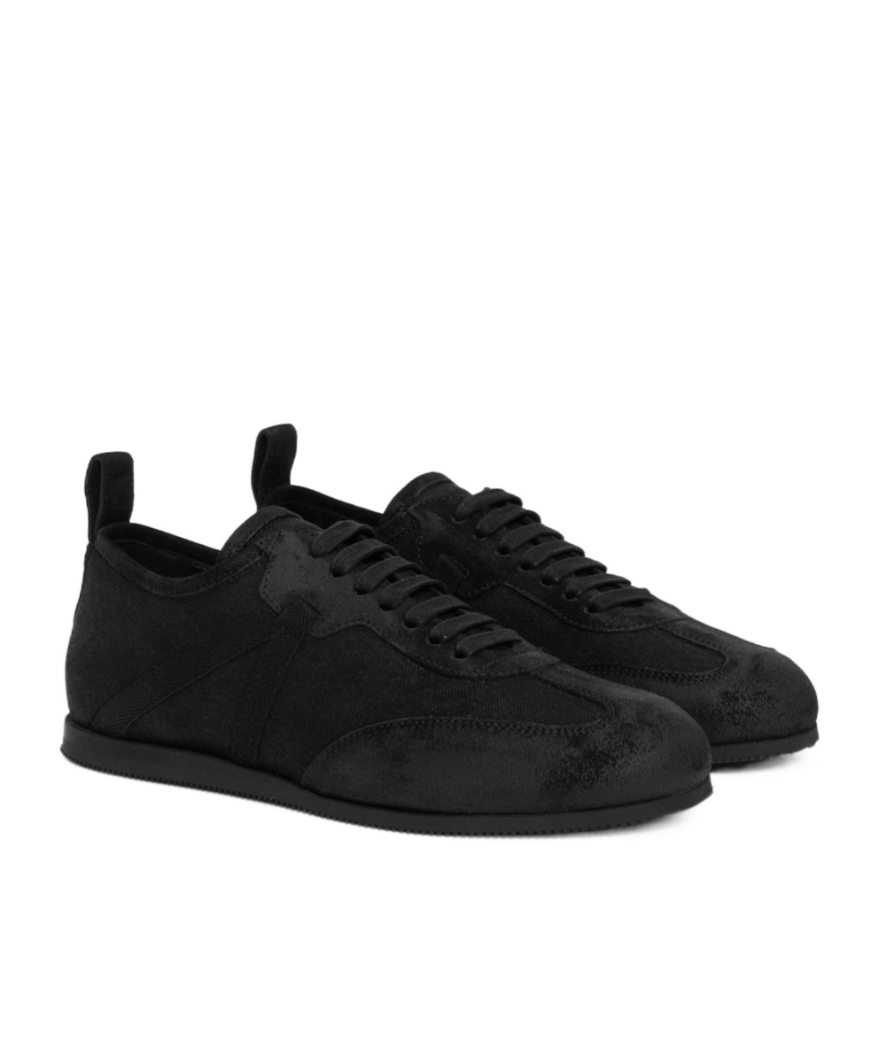 Ann Demeulemeester Black Siru Low-top Boxing Sneakers In Black