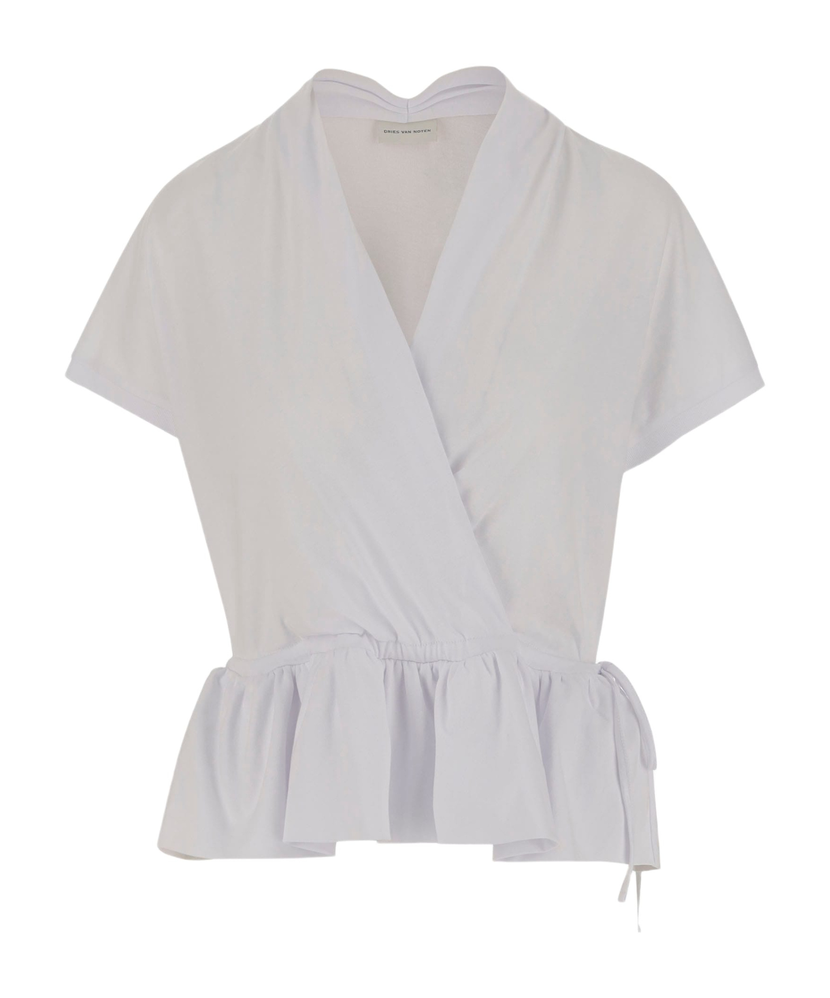 Dries Van Noten Cotton T-shirt In White