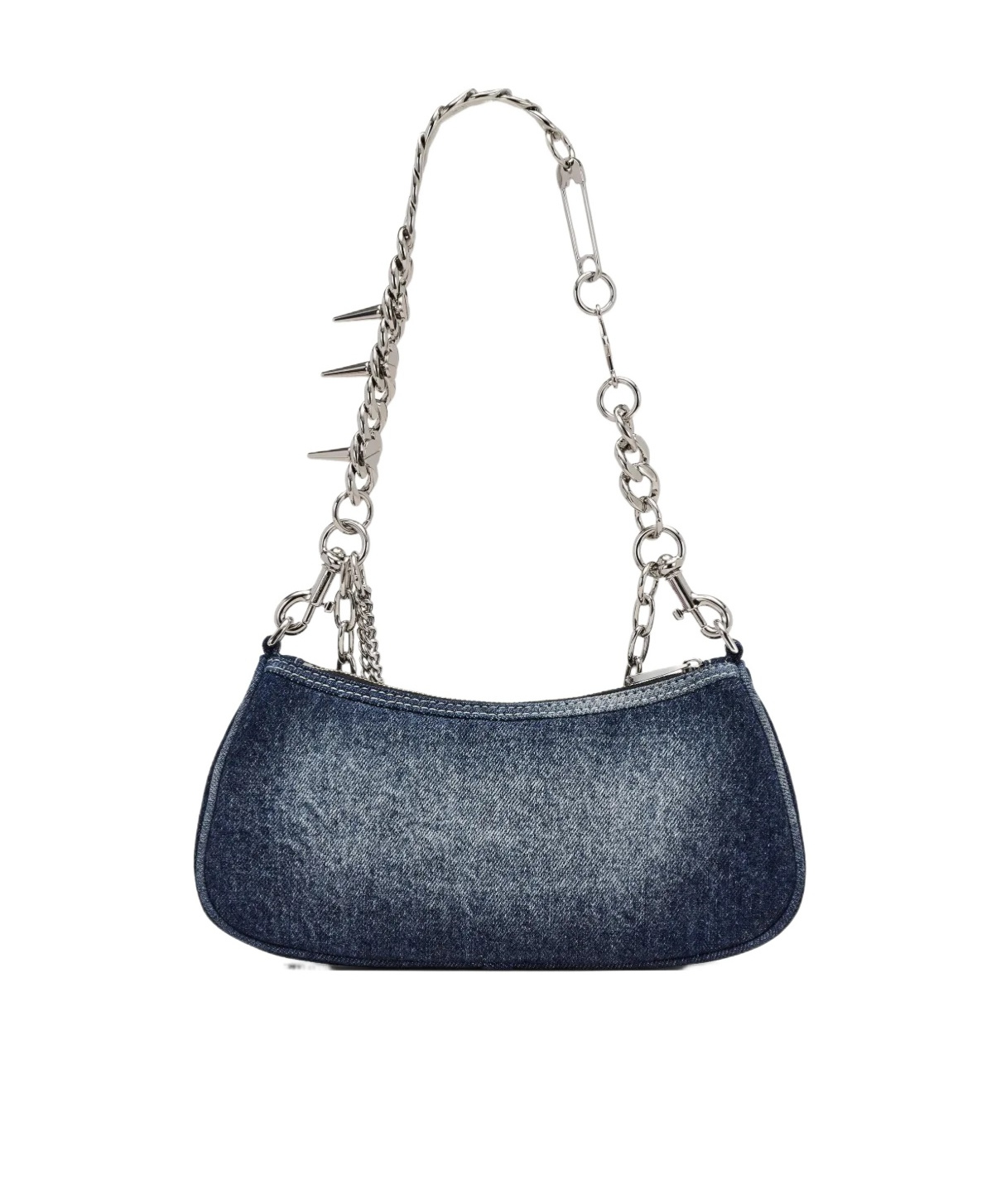 Marc Jacobs Shoulder Bag Star Studs Chain Strap In Blue