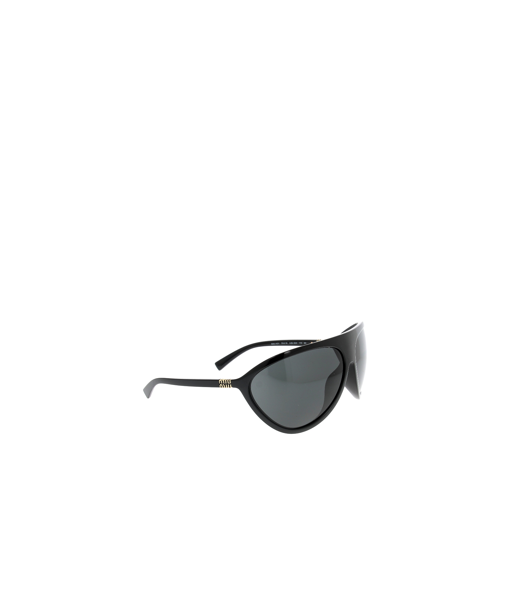 Miu Miu Runway Oversized Aviator Sunglasses In Gray