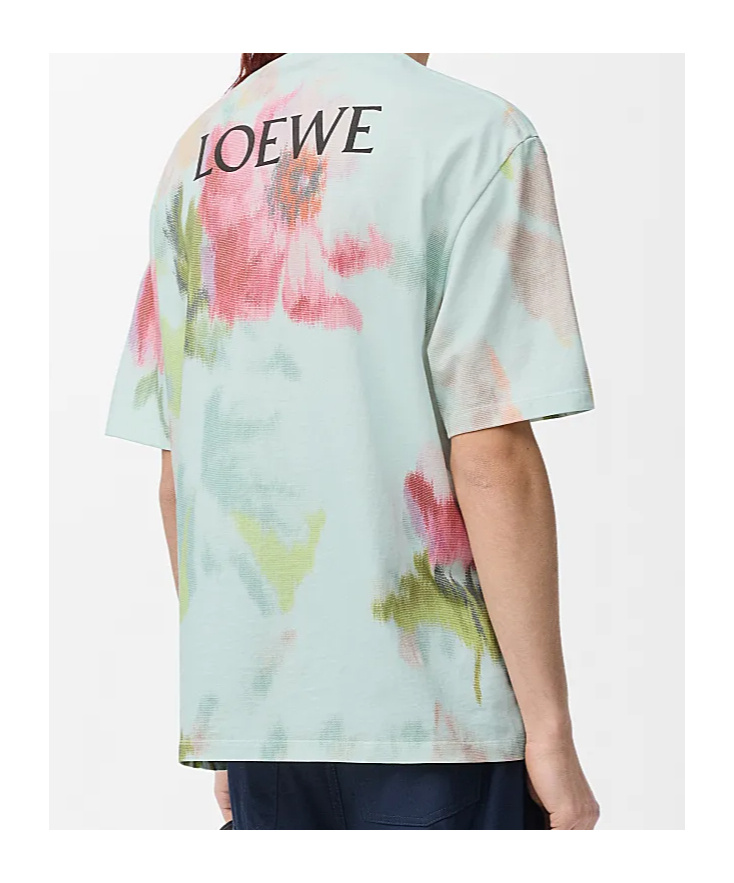 Loewe Loose Fit T-shirt In Cotton