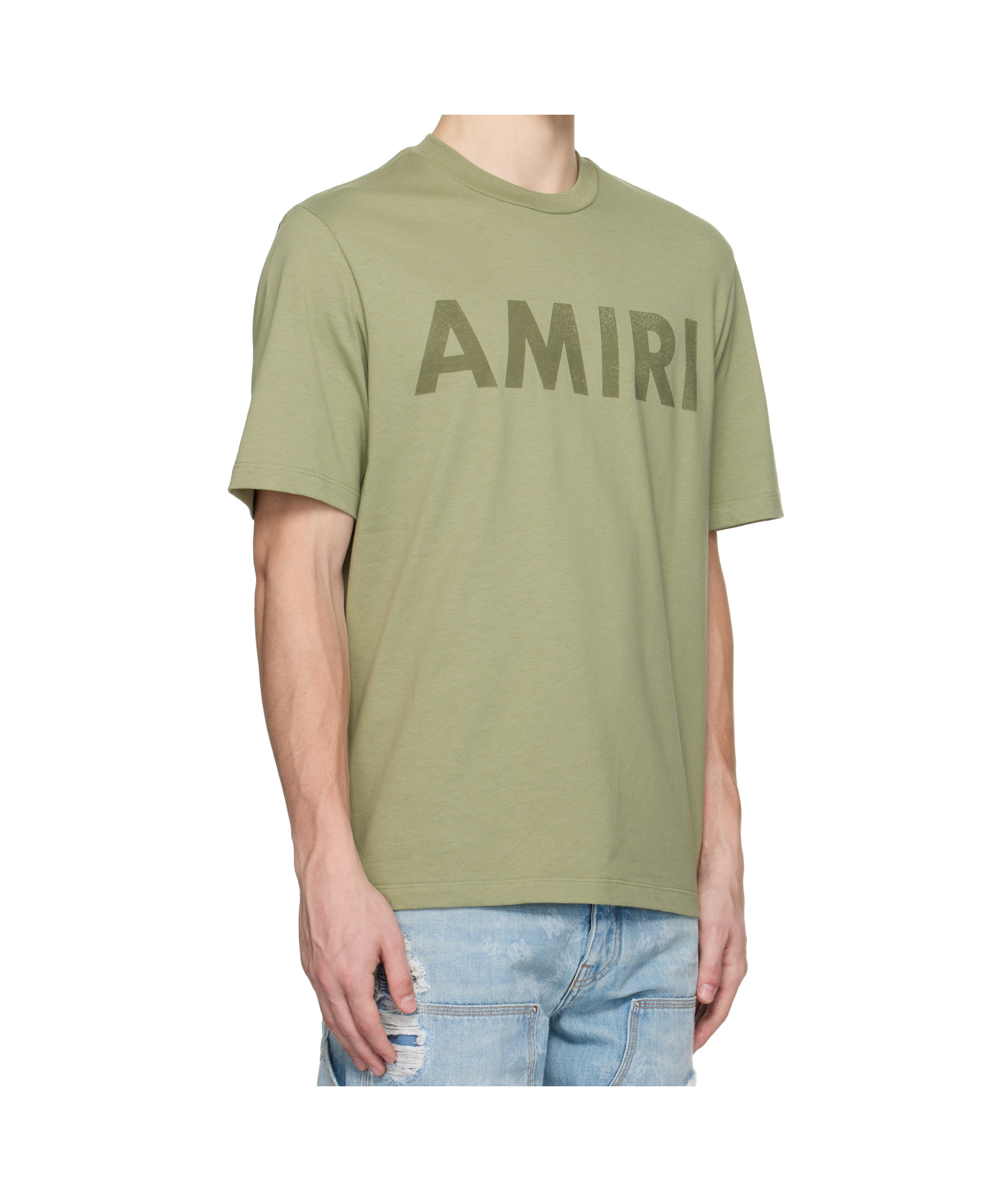 Amiri Stencil T-shirt In Green