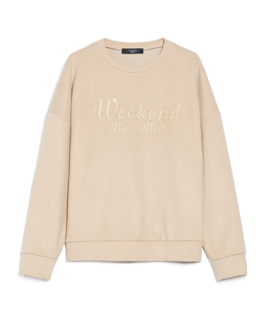 Weekend Max Mara Beige Polyester Blend Laghi Sweatshirt In Nude