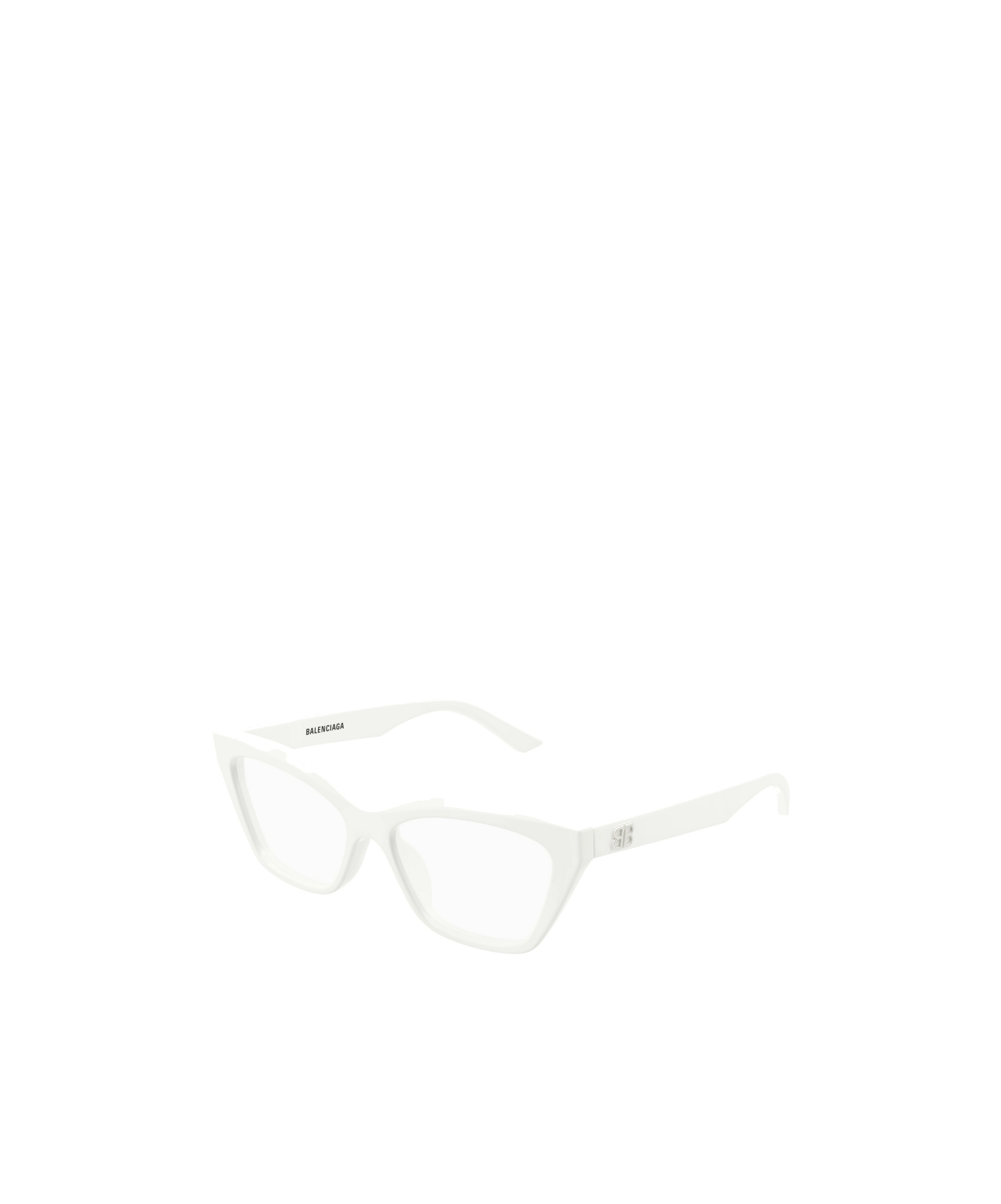 Balenciaga Geometrically Framed Flat Mirror In White