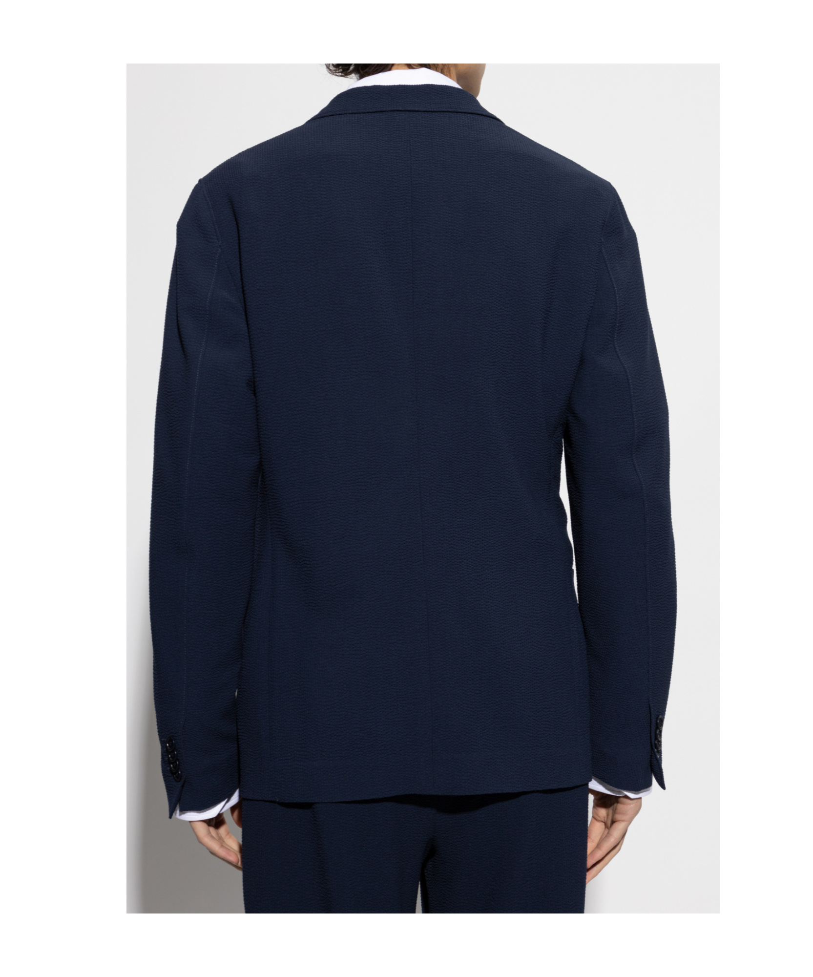 GIORGIO ARMANI GIORGIO ARMANI SINGLE-BREASTED KNITTED JACKET
