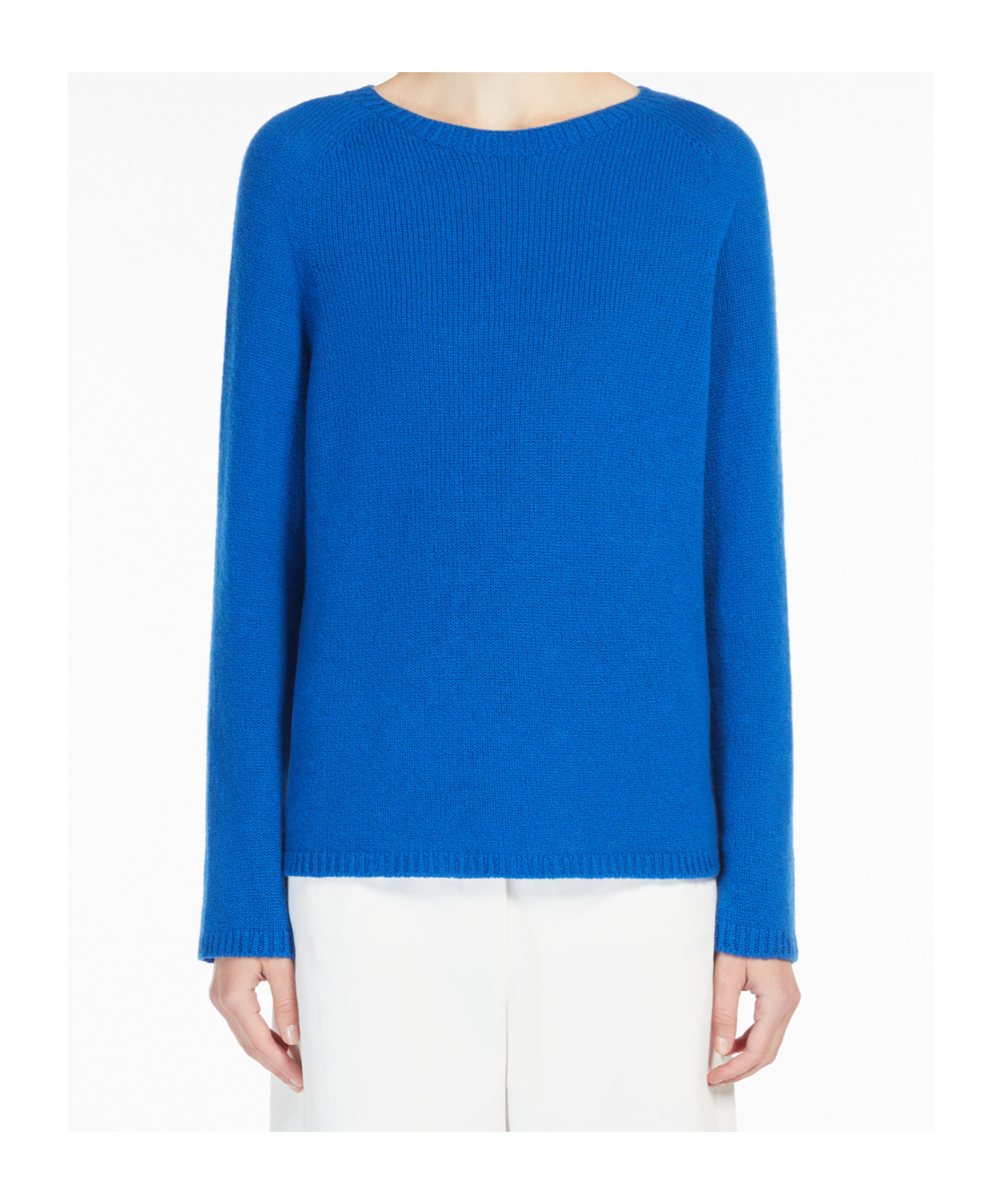 Max Mara Wool And Cashmere Sweaters In Blue