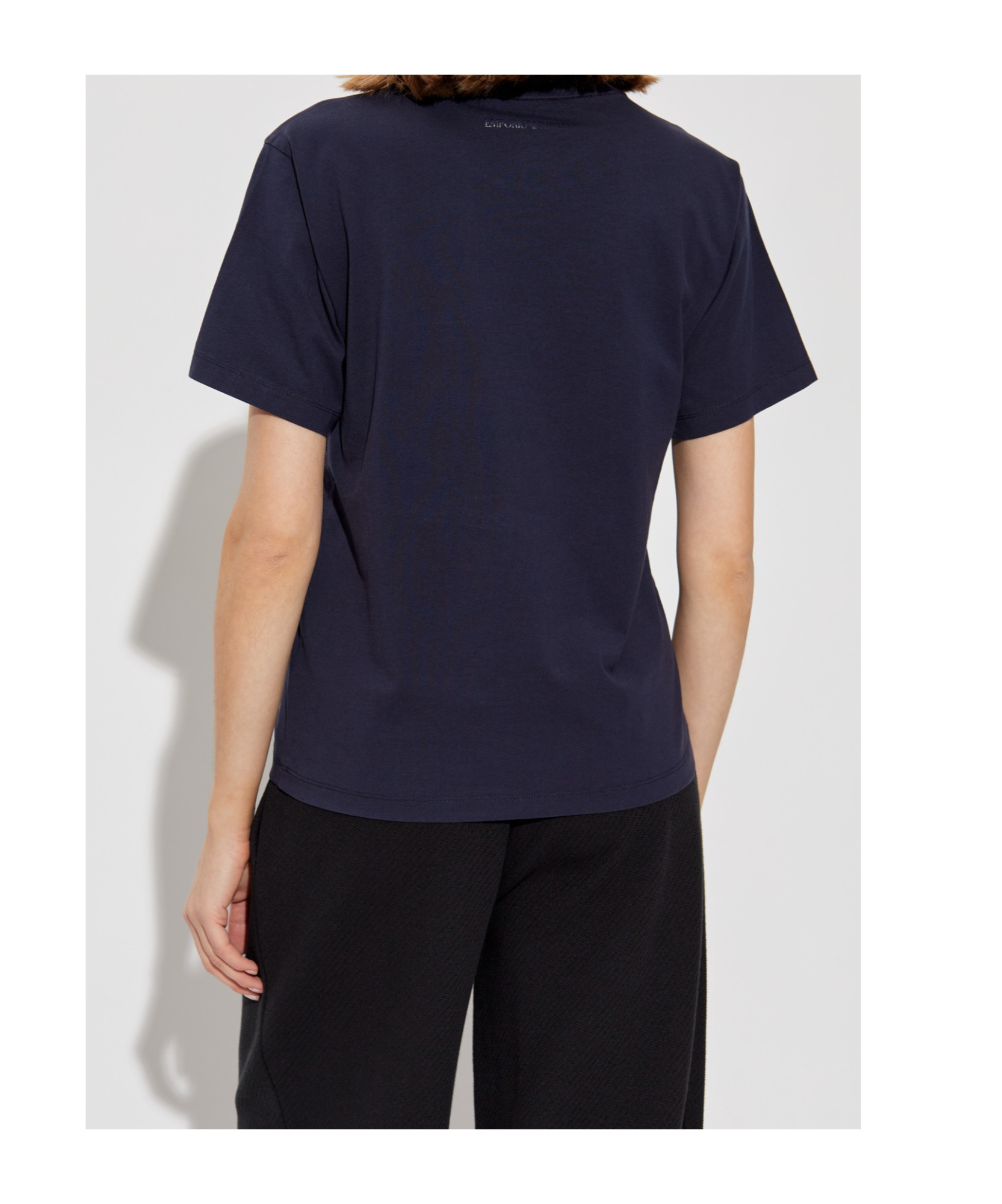 EMPORIO ARMANI LOGO-EMBROIDERED T-SHIRT