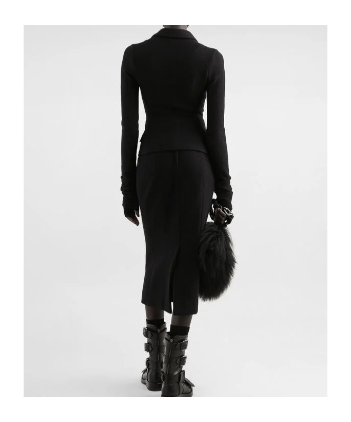 Dolce & Gabbana Dolce Gabbana Midi Pencil Skirt In Black