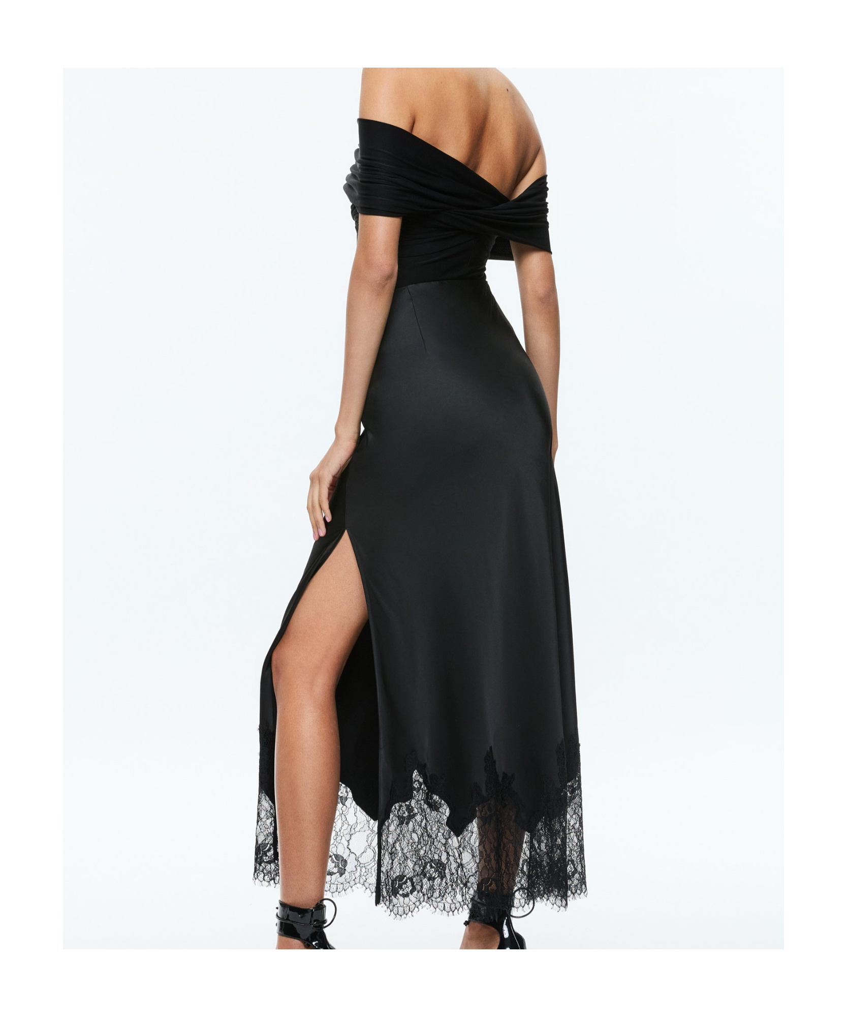 Alice And Olivia Arverne Bodysuit In Black