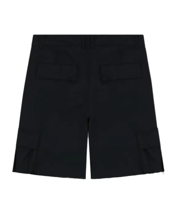 We11 Done Belt-loop Shorts In Black