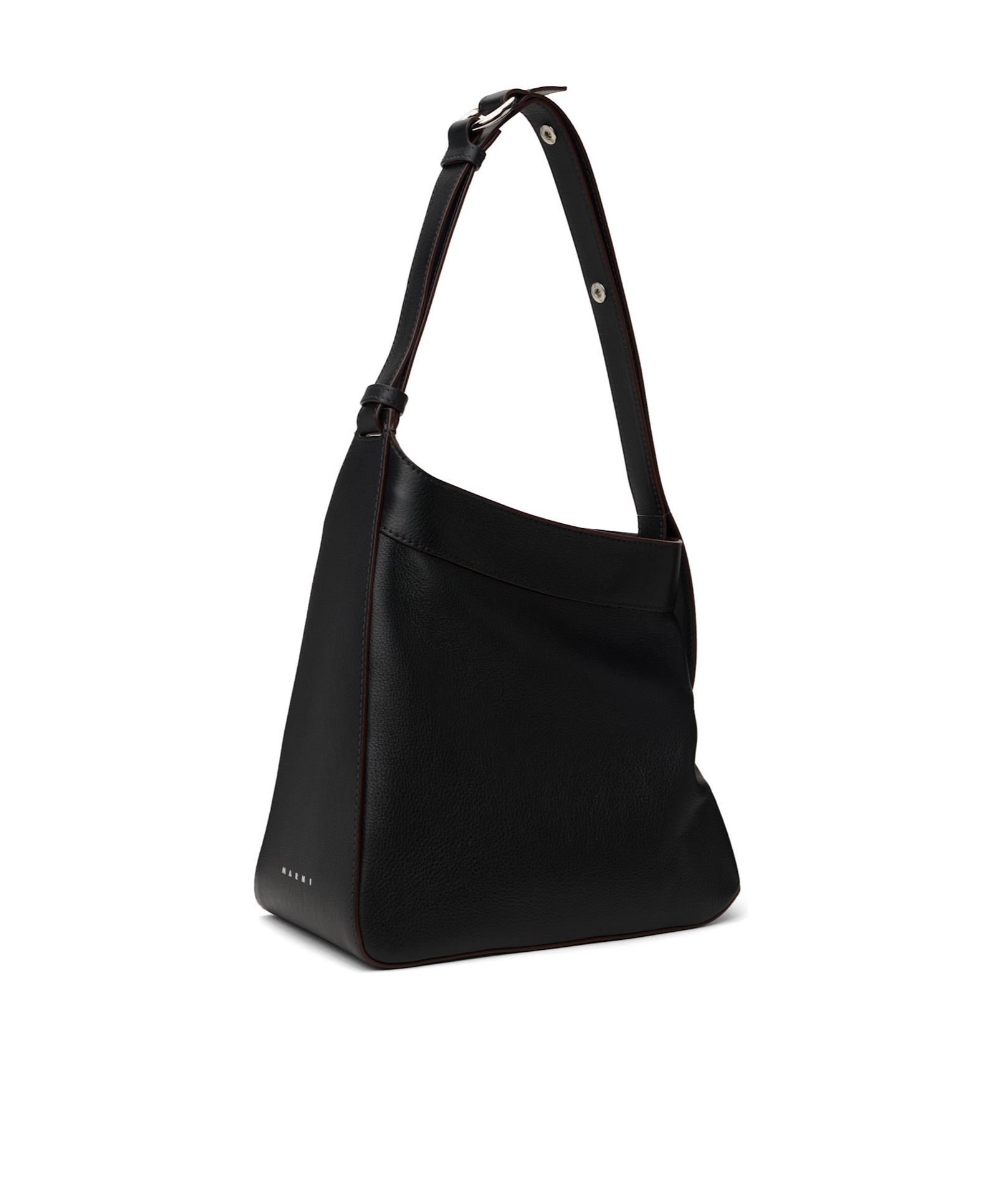 Marni Medium Crossbody Bag In Black