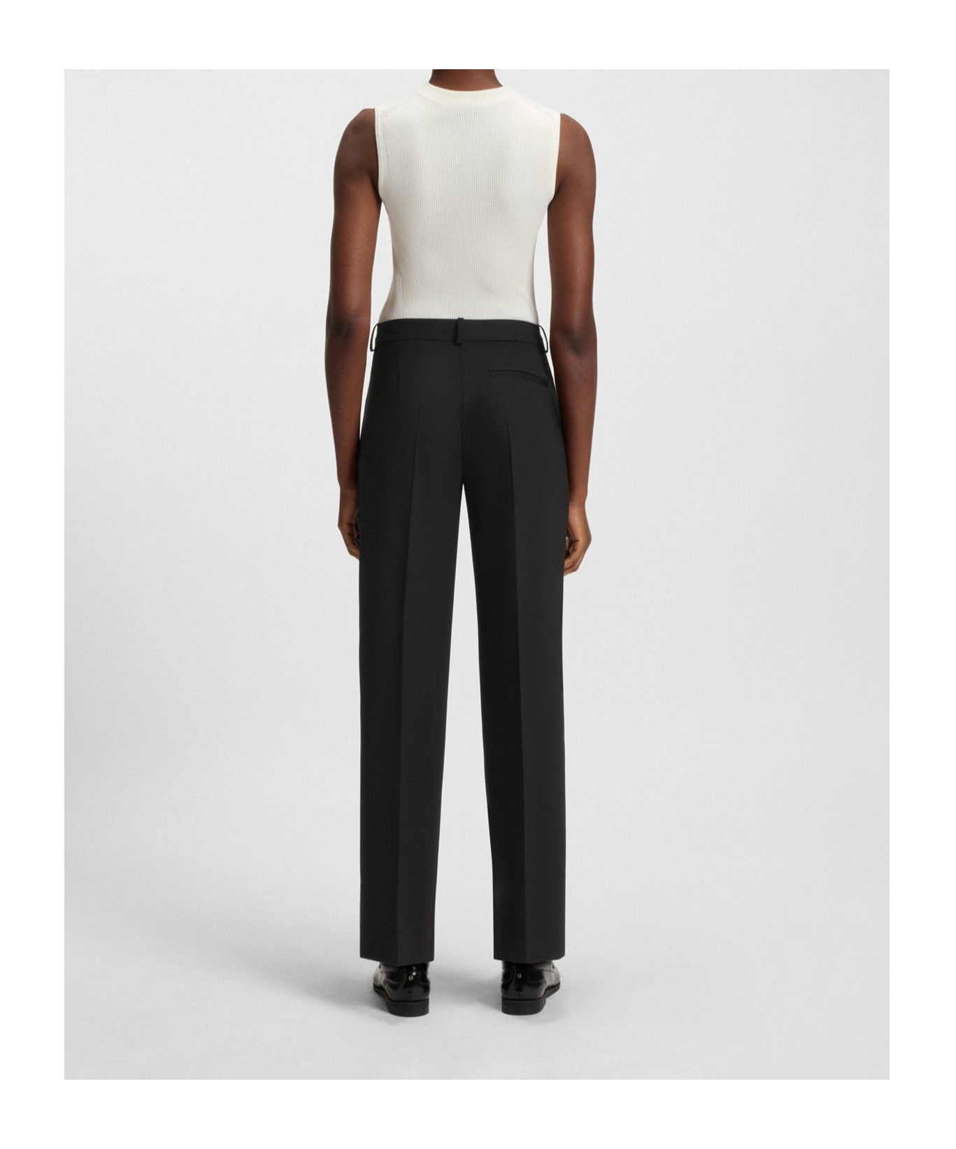Hugo Boss Tailored Trousers In Black