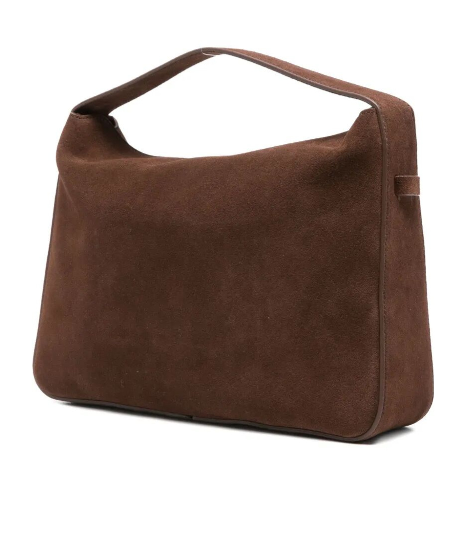 Aesther Ekme Soft Baguette Crossbody Bag 238 Suede Cocoa In Brown
